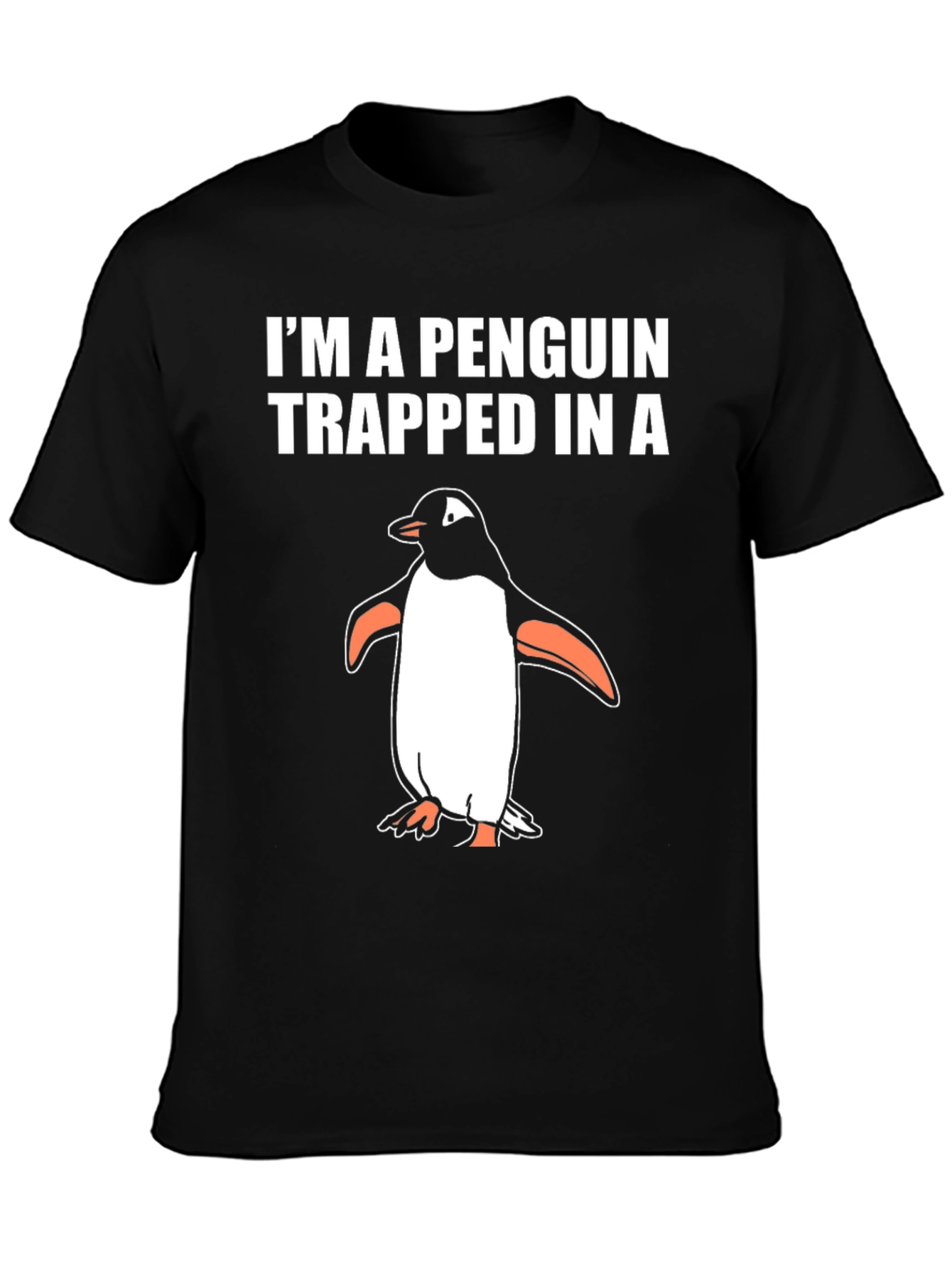 Penguin Trapped in a T-Shirt