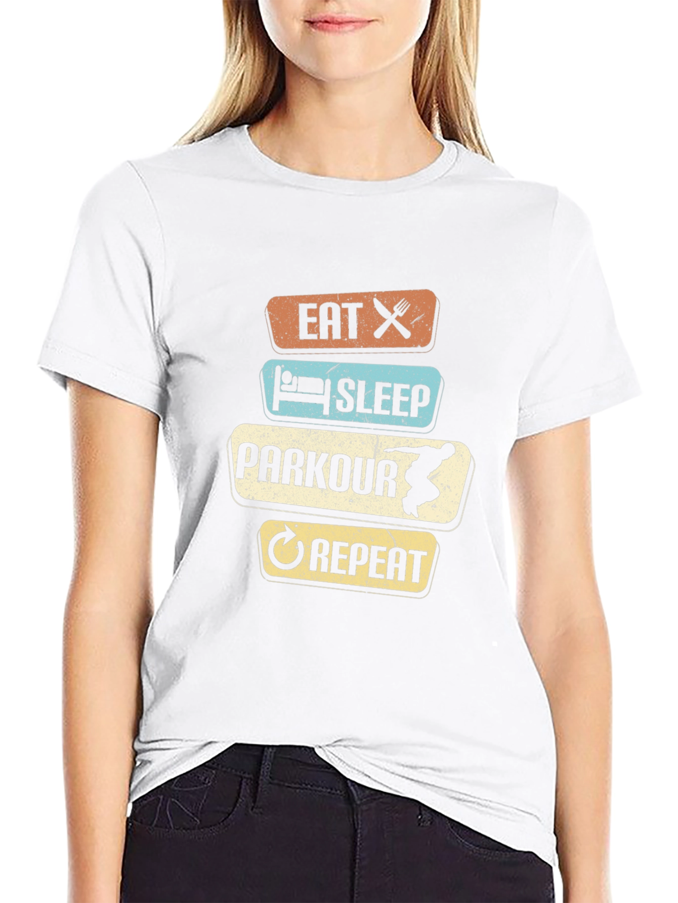 Eat Sleep Parkour Repeat T-Shirt