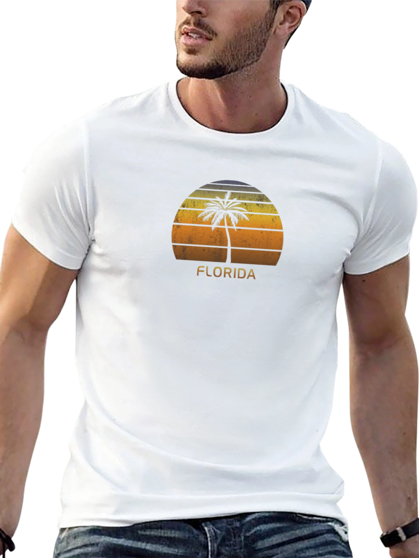 Florida Sunset Palm Tree T-Shirt