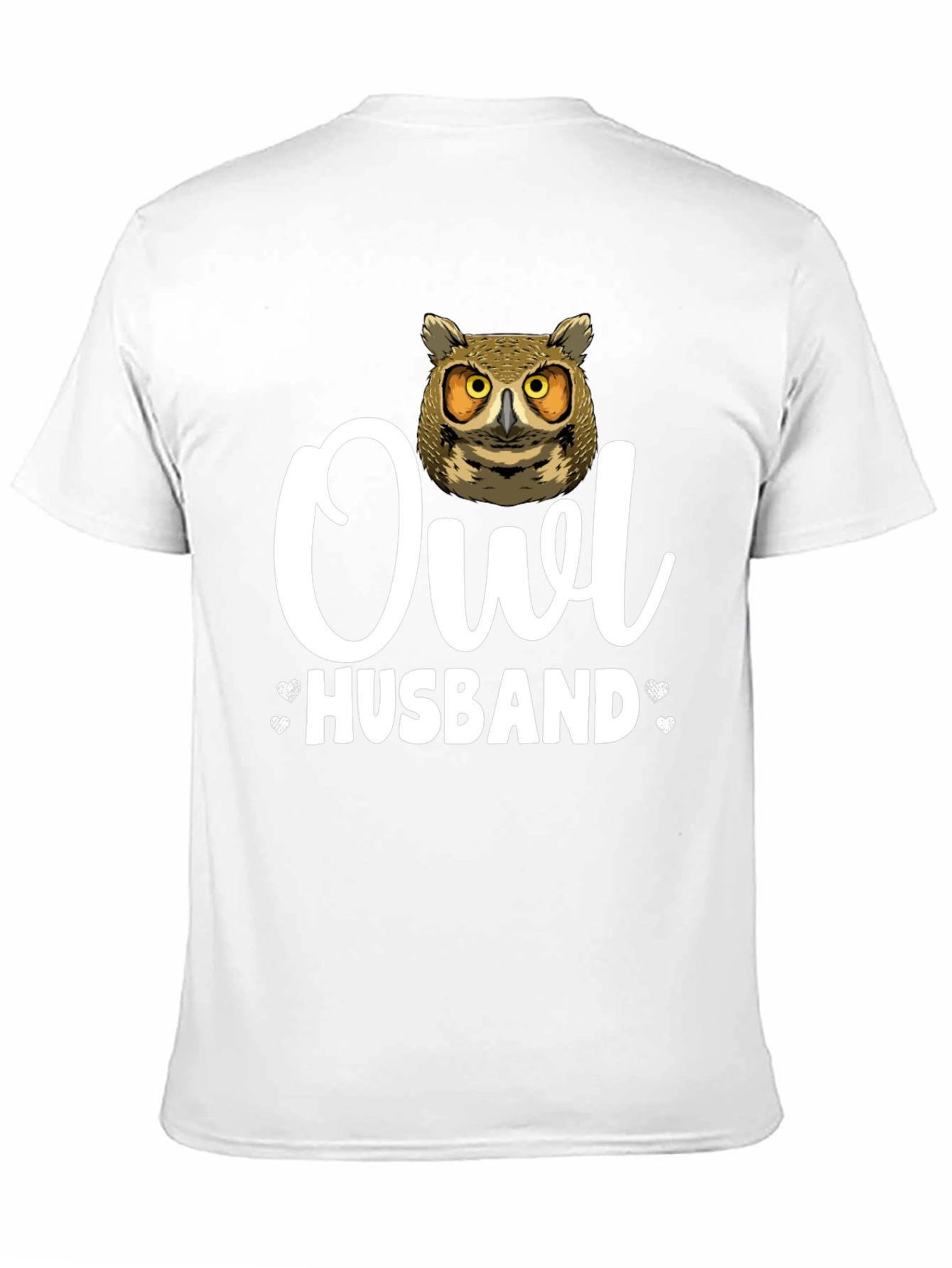 Owl Husband Graphic T-Shirt - Unique Design