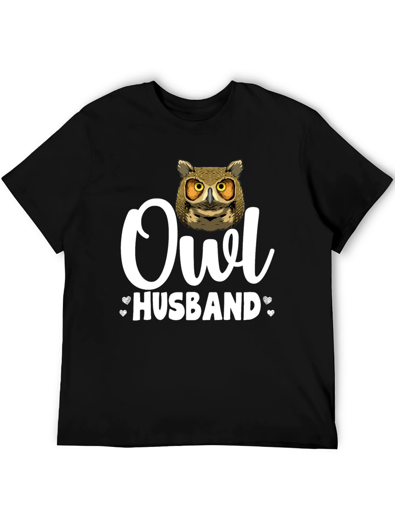 Owl Husband Graphic T-Shirt - Unique Design