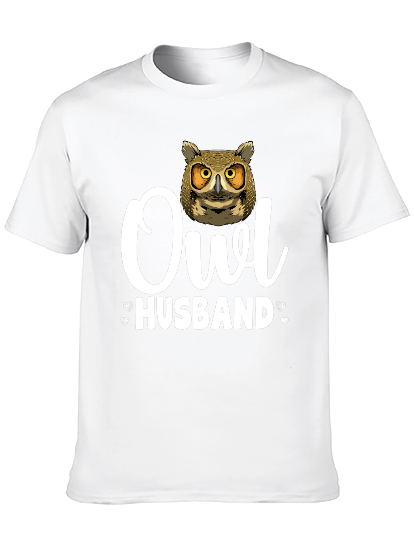 Owl Husband Graphic T-Shirt - Unique Design