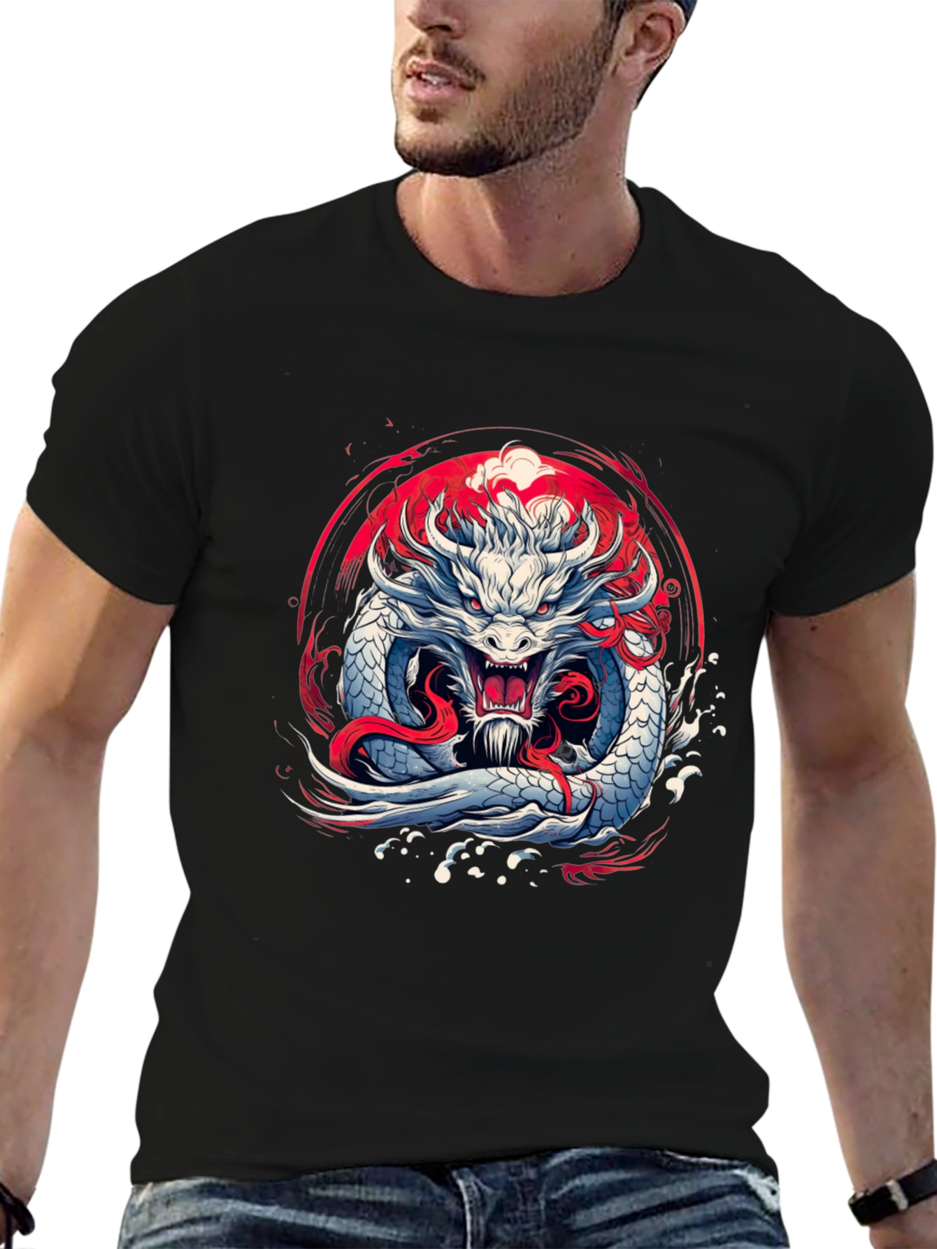 Dragon Graphic Tee - Unique Style