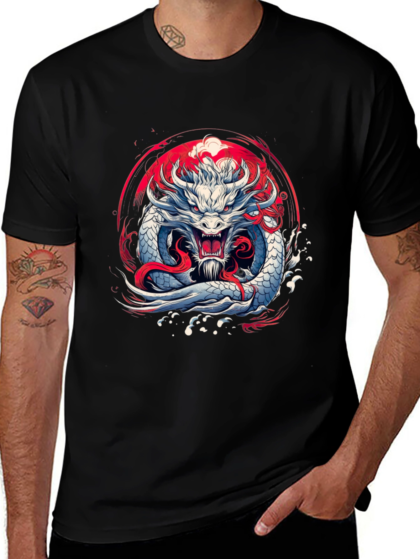 Dragon Graphic Tee - Unique Style