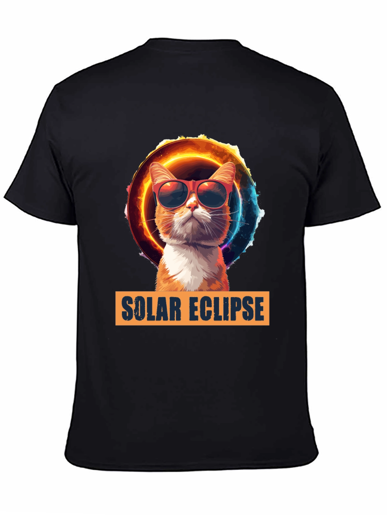 Solar Eclipse Cat T-Shirt