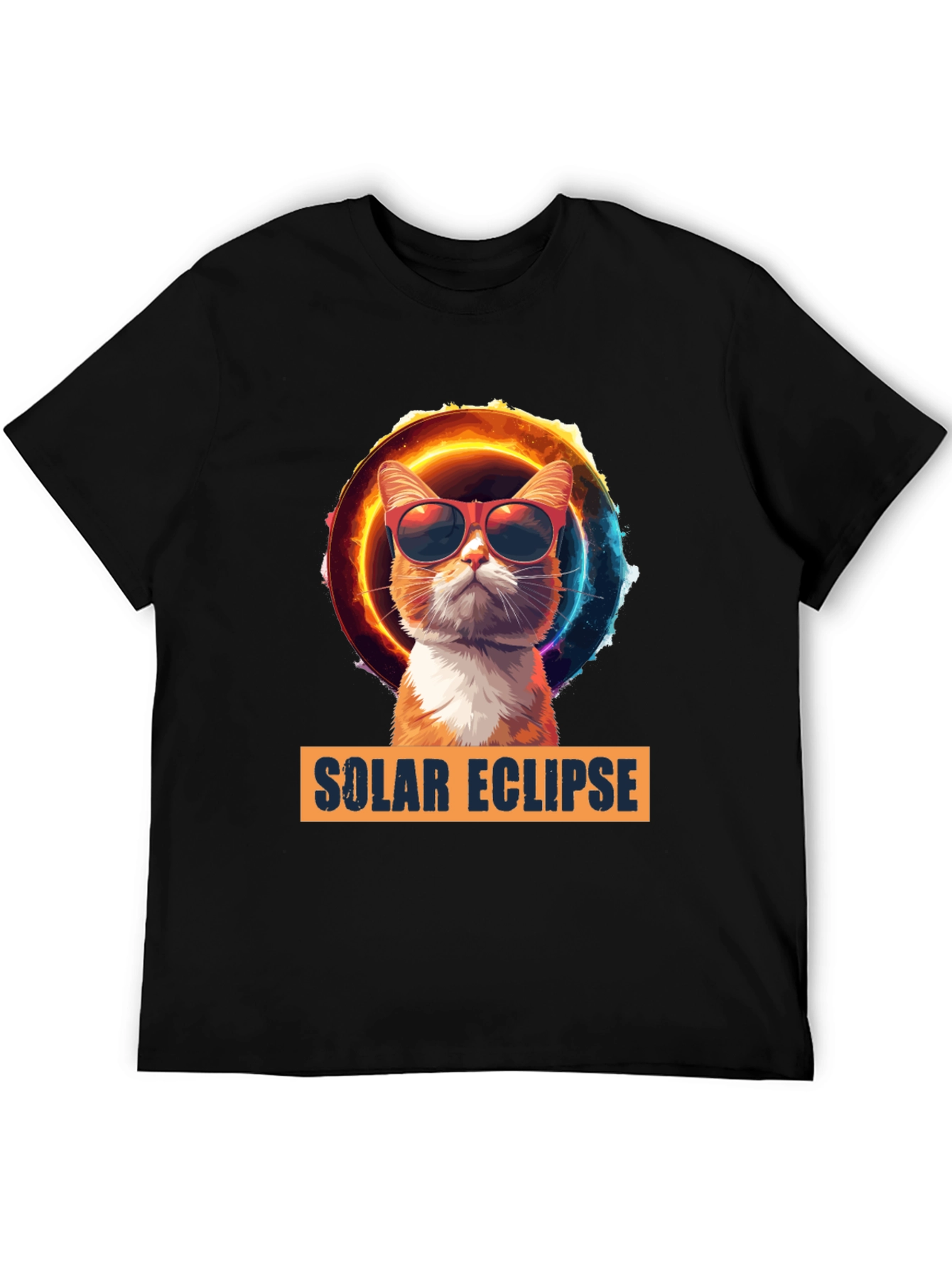 Solar Eclipse Cat T-Shirt