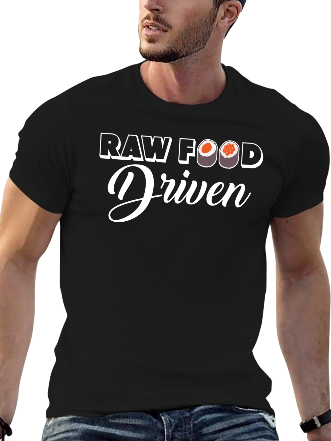 Raw Food Driven Graphic T-Shirt
