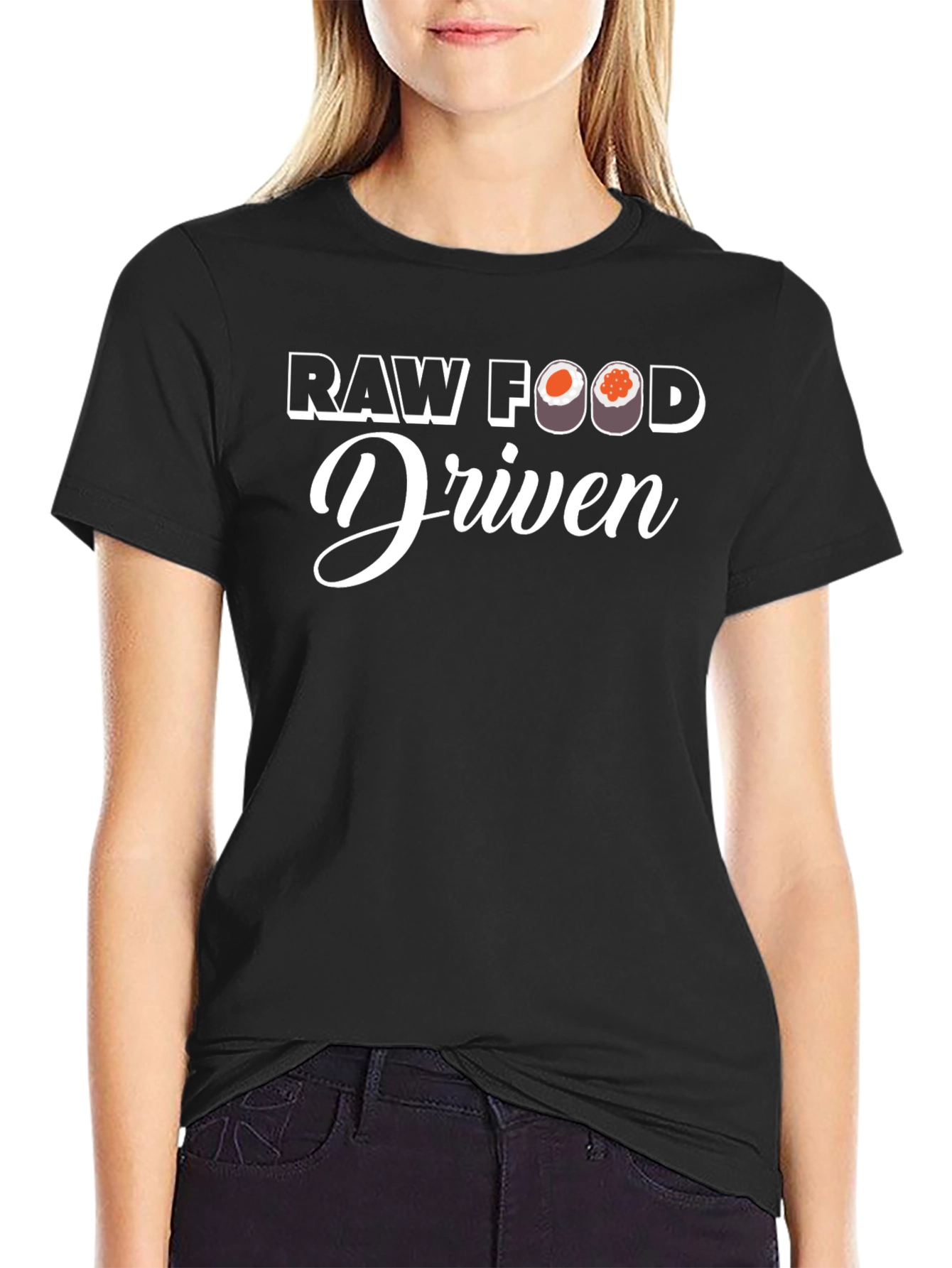 Raw Food Driven Graphic T-Shirt