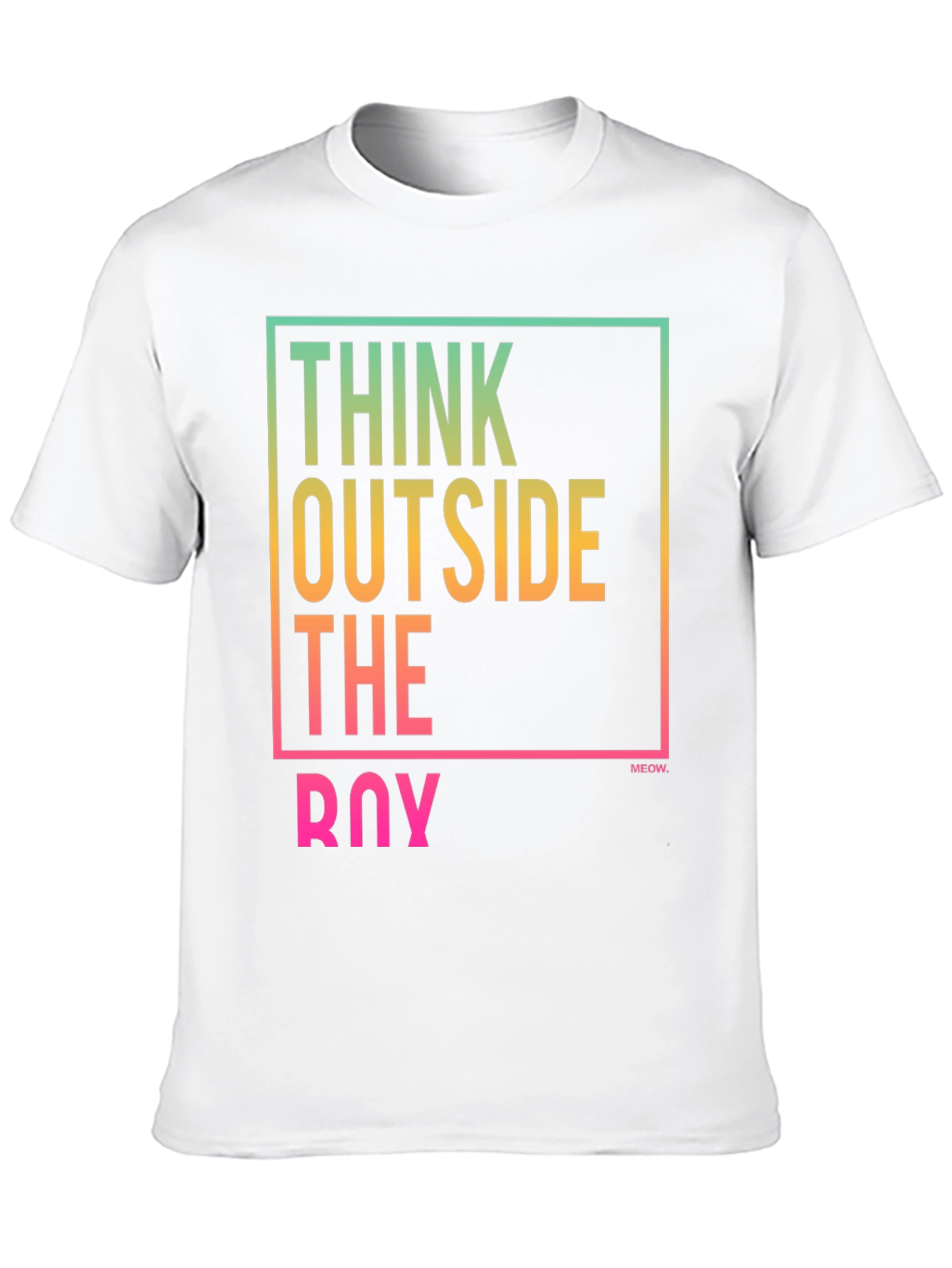 Think Outside The Box Tee - Black Graphic T-Shirt