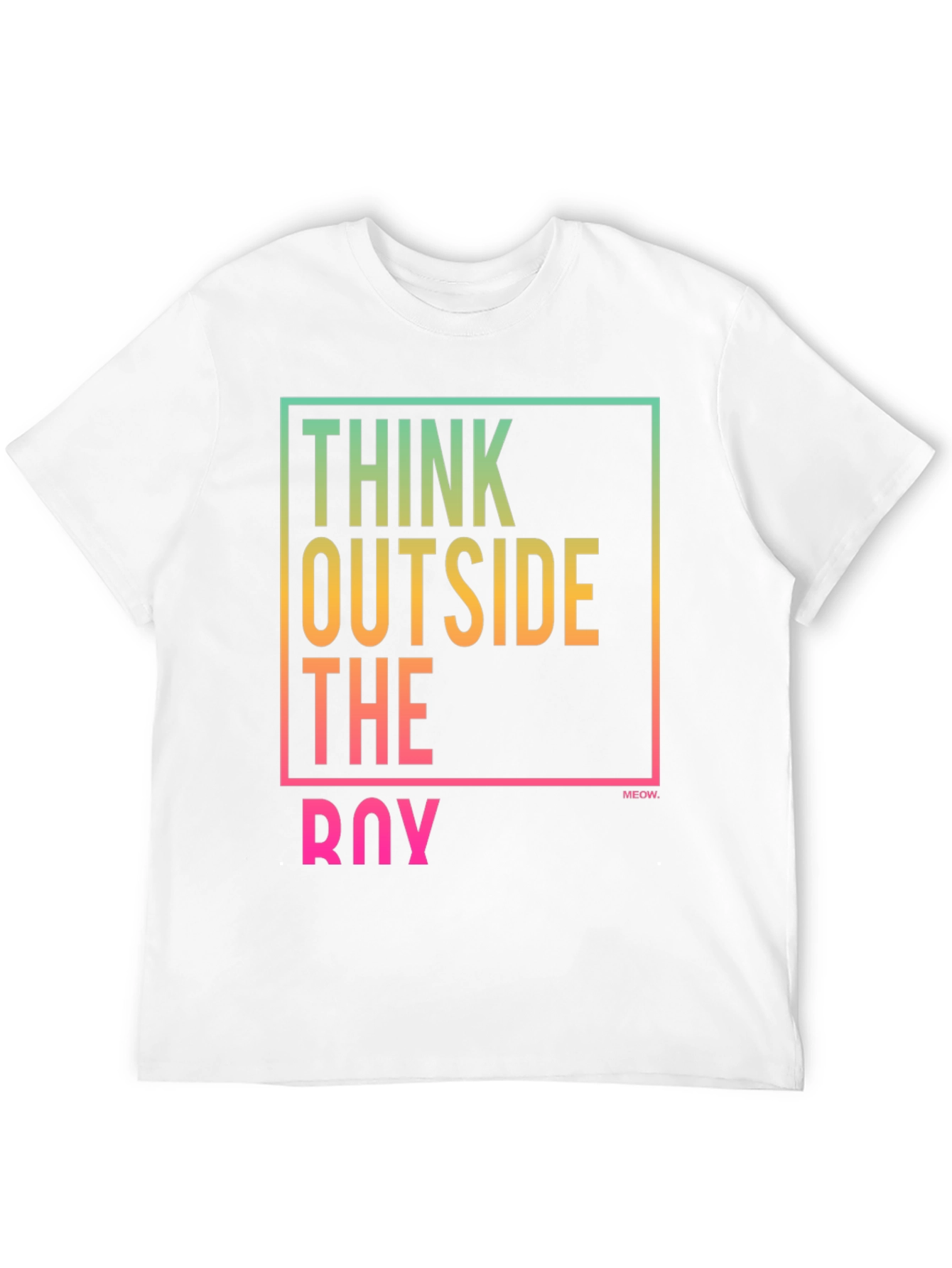 Think Outside The Box Tee - Black Graphic T-Shirt