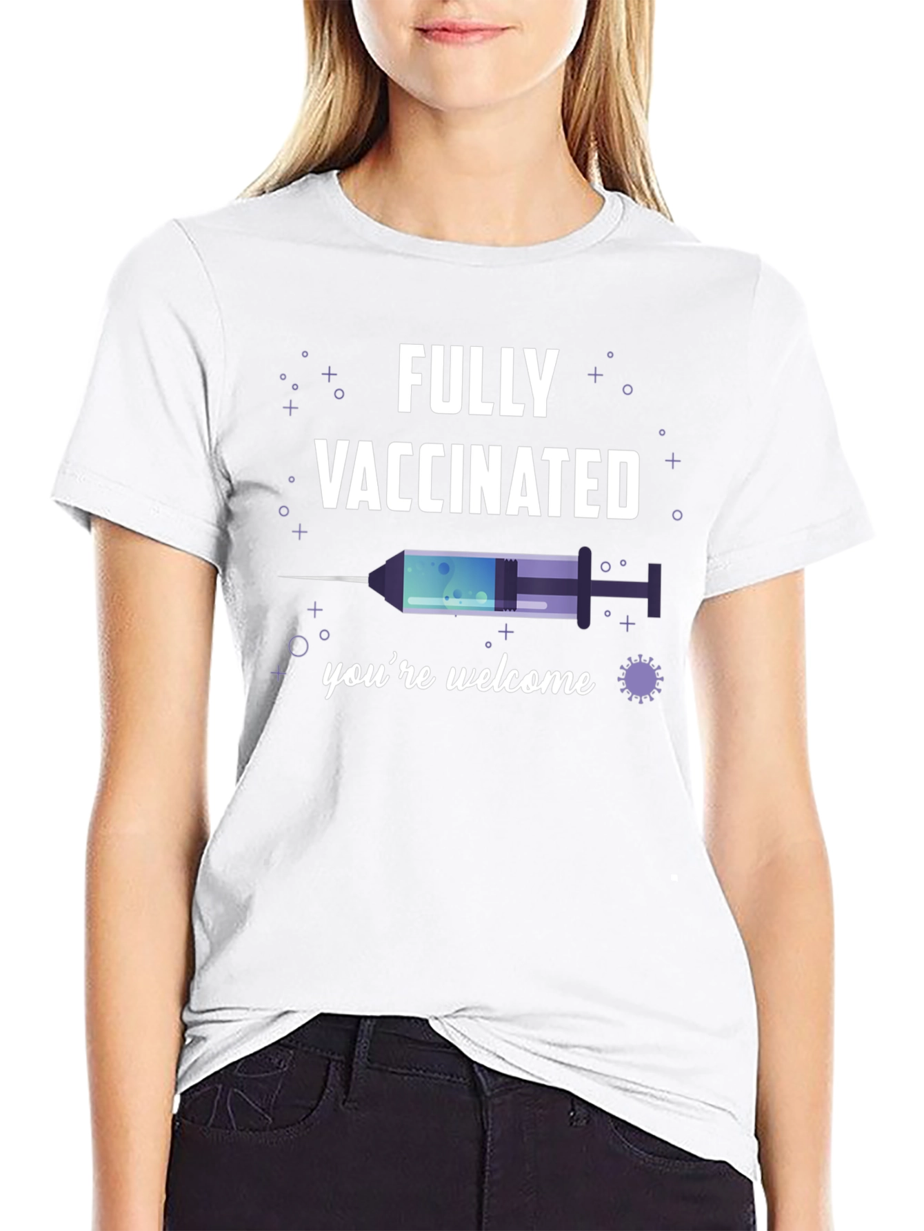 Fully Vaccinated T-Shirt Novelty Tee