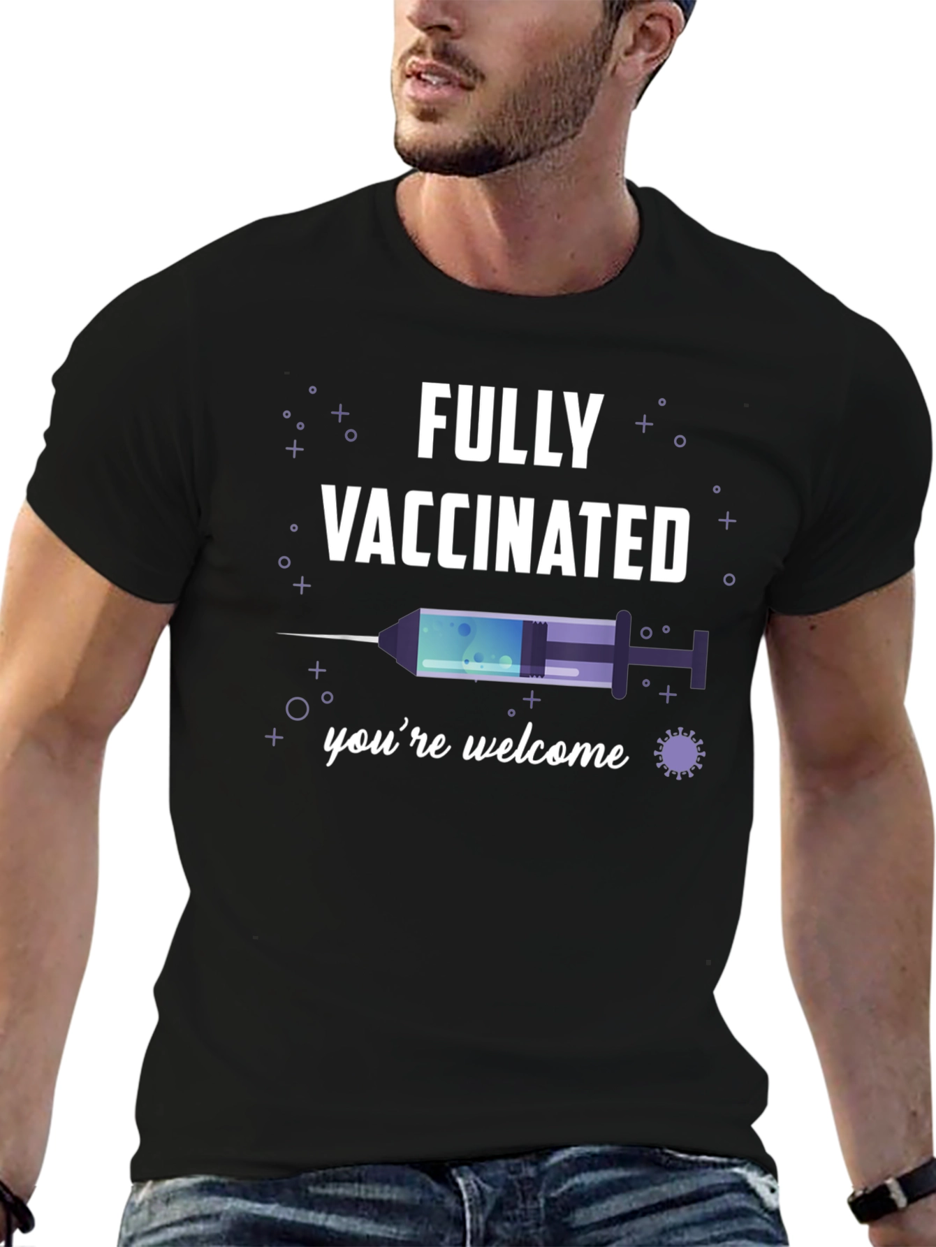 Fully Vaccinated T-Shirt Novelty Tee