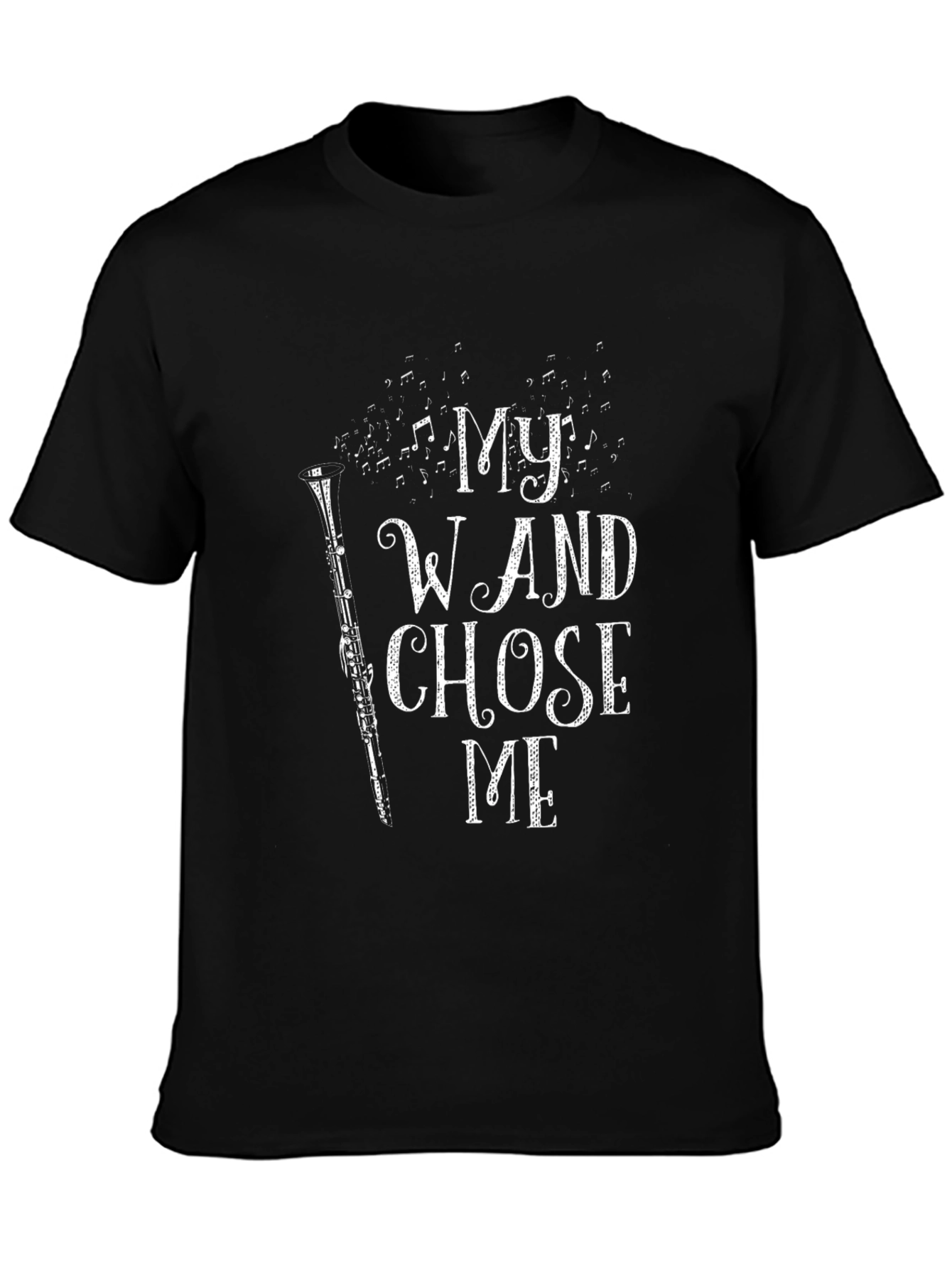 My Wand Chose Me Clarinet T-Shirt