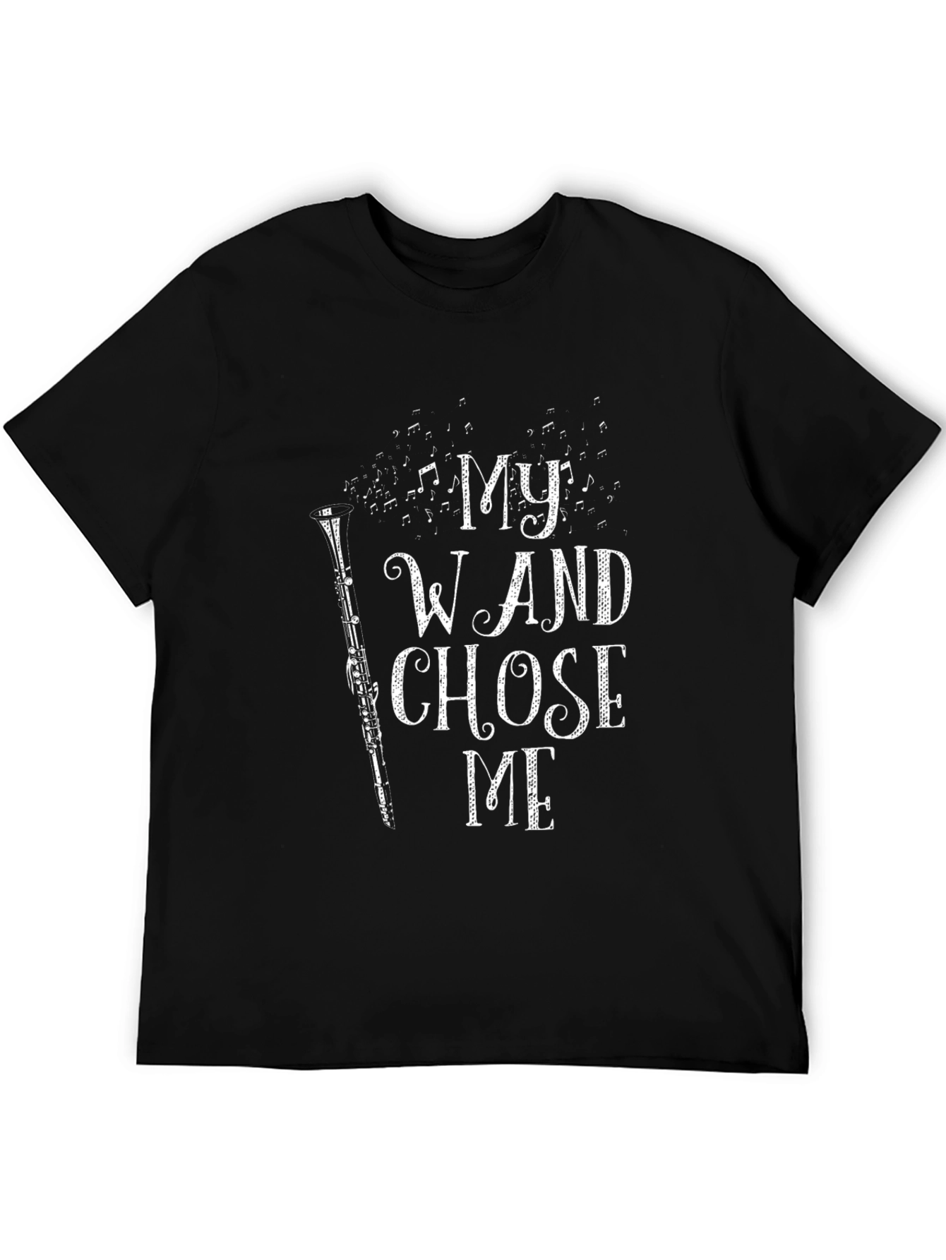 My Wand Chose Me Clarinet T-Shirt