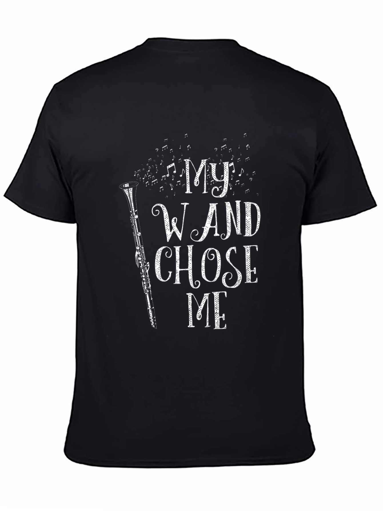 My Wand Chose Me Clarinet T-Shirt