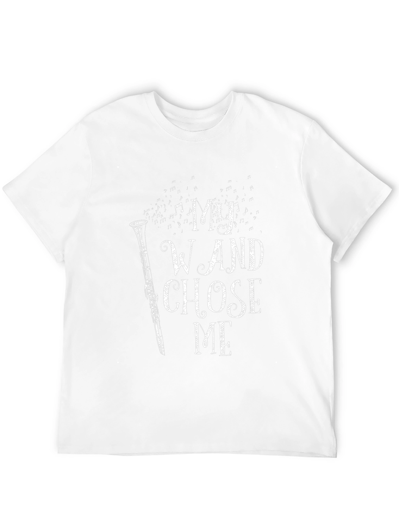 My Wand Chose Me Clarinet T-Shirt