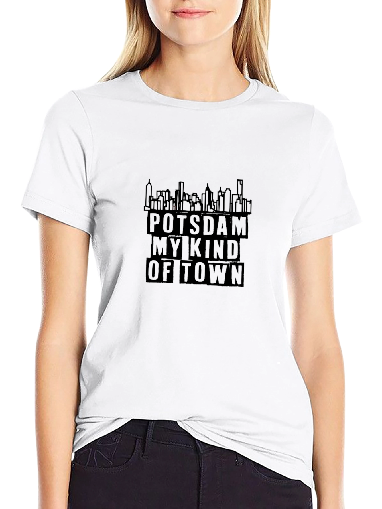 Potsdam My Kind Of Town Black T-Shirt