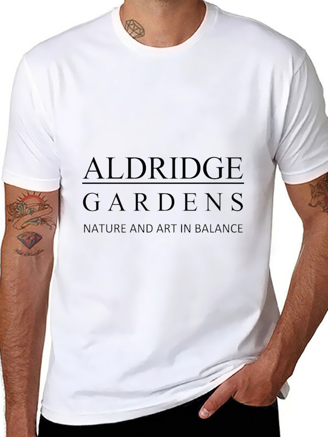 Aldridge Gardens Black Graphic Tee