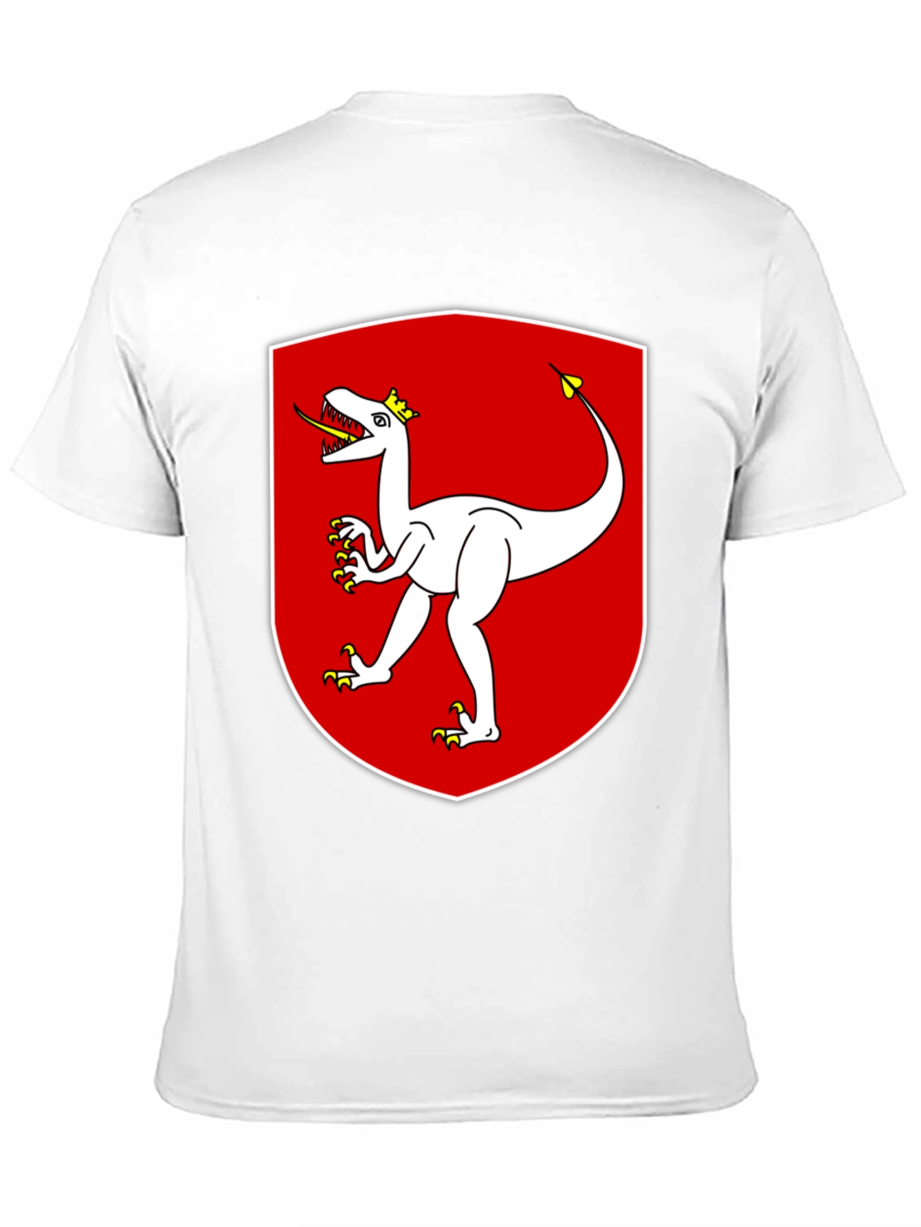 Dinosaur Crest Graphic Tee - Black