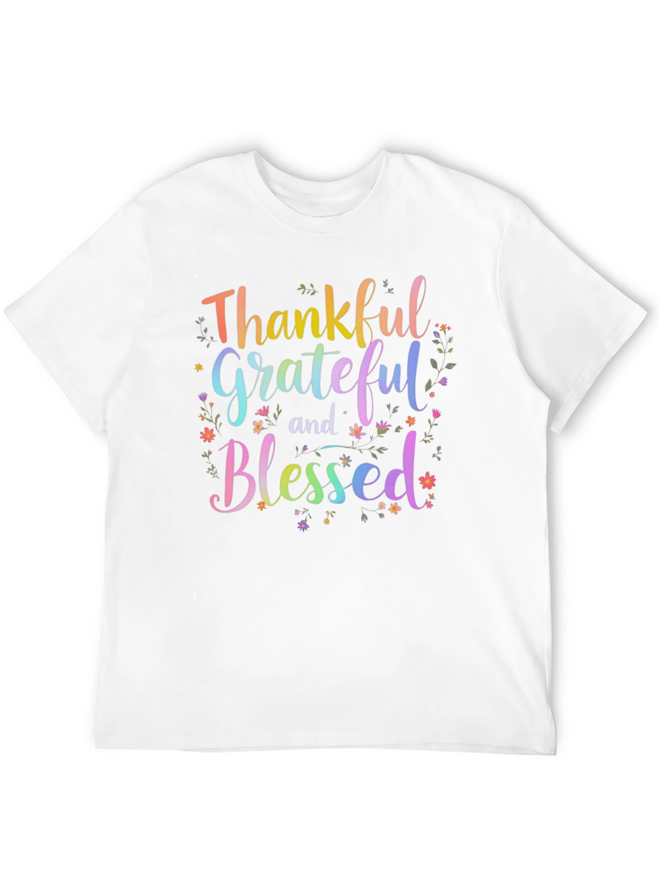 Thankful Grateful Blessed Graphic Tee