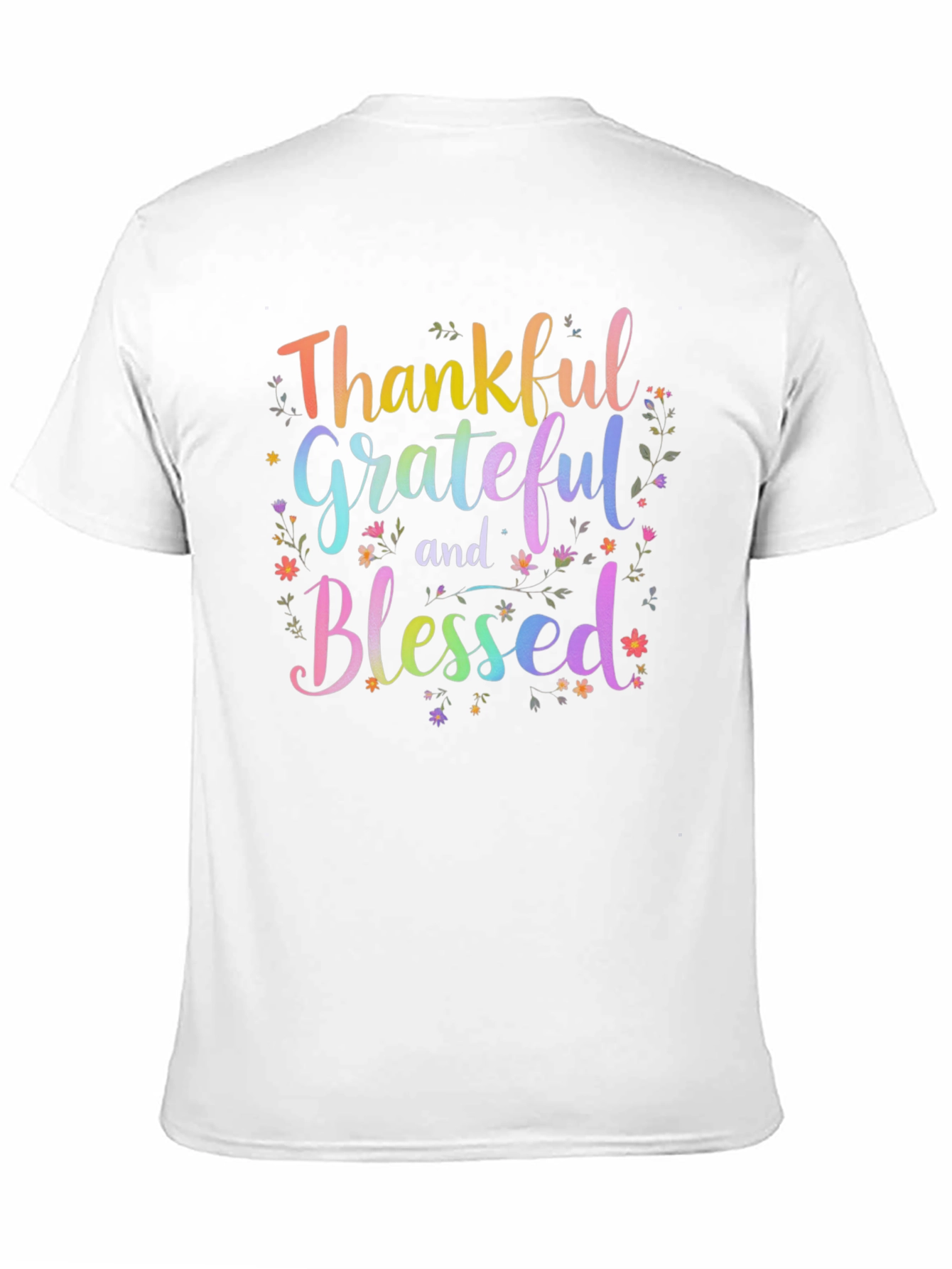 Thankful Grateful Blessed Graphic Tee