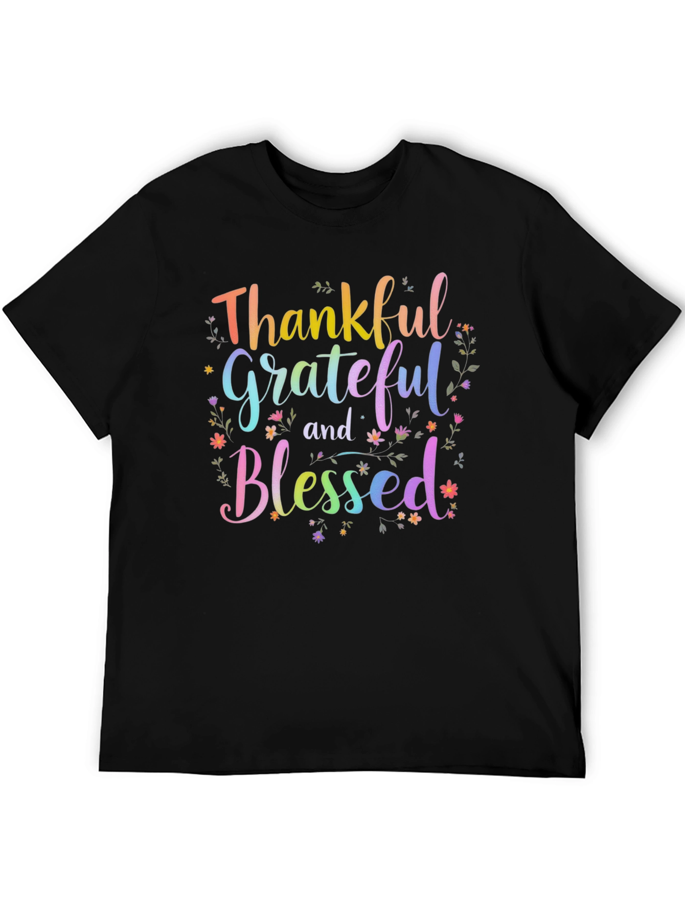 Thankful Grateful Blessed Graphic Tee