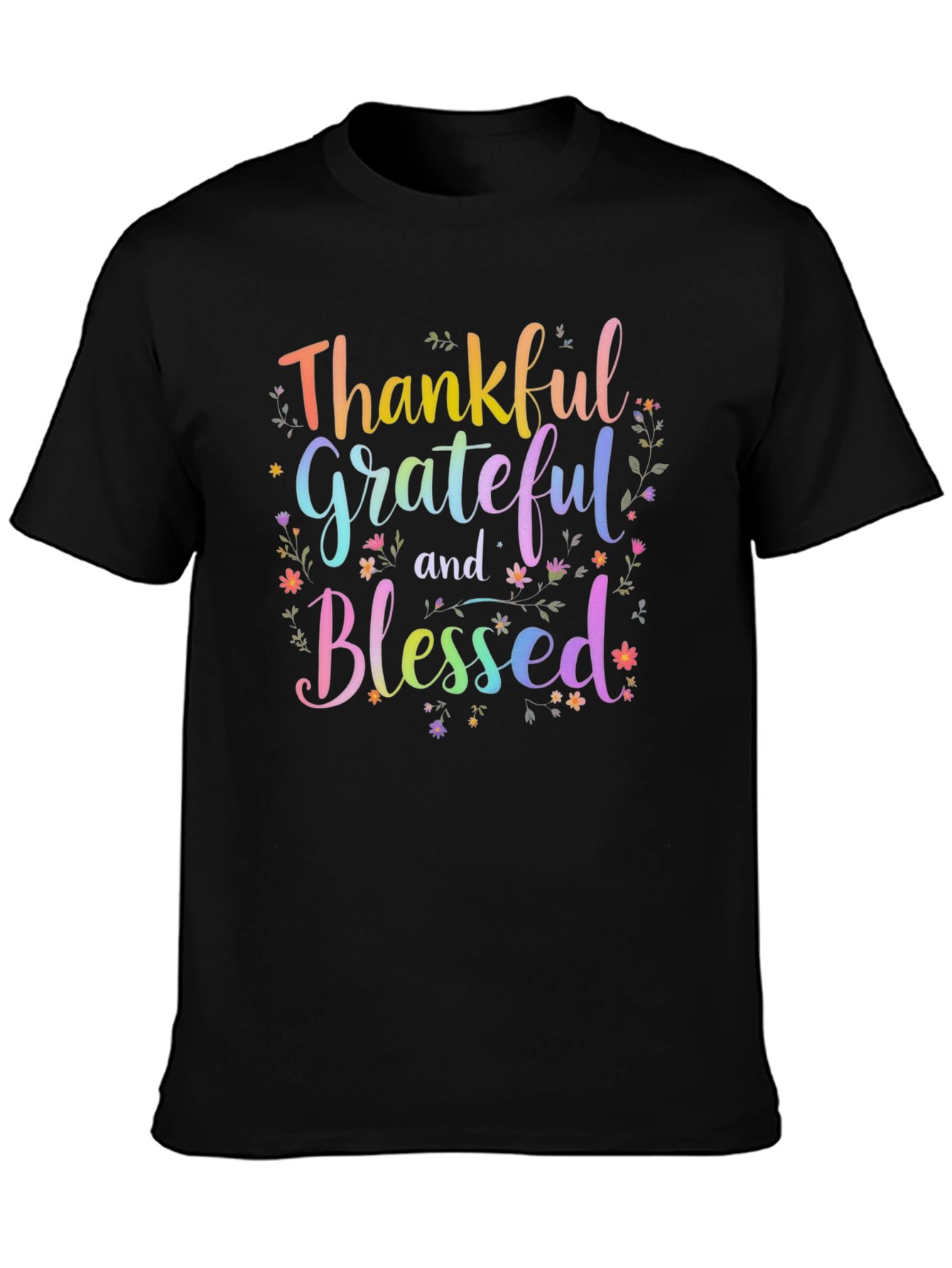 Thankful Grateful Blessed Graphic Tee