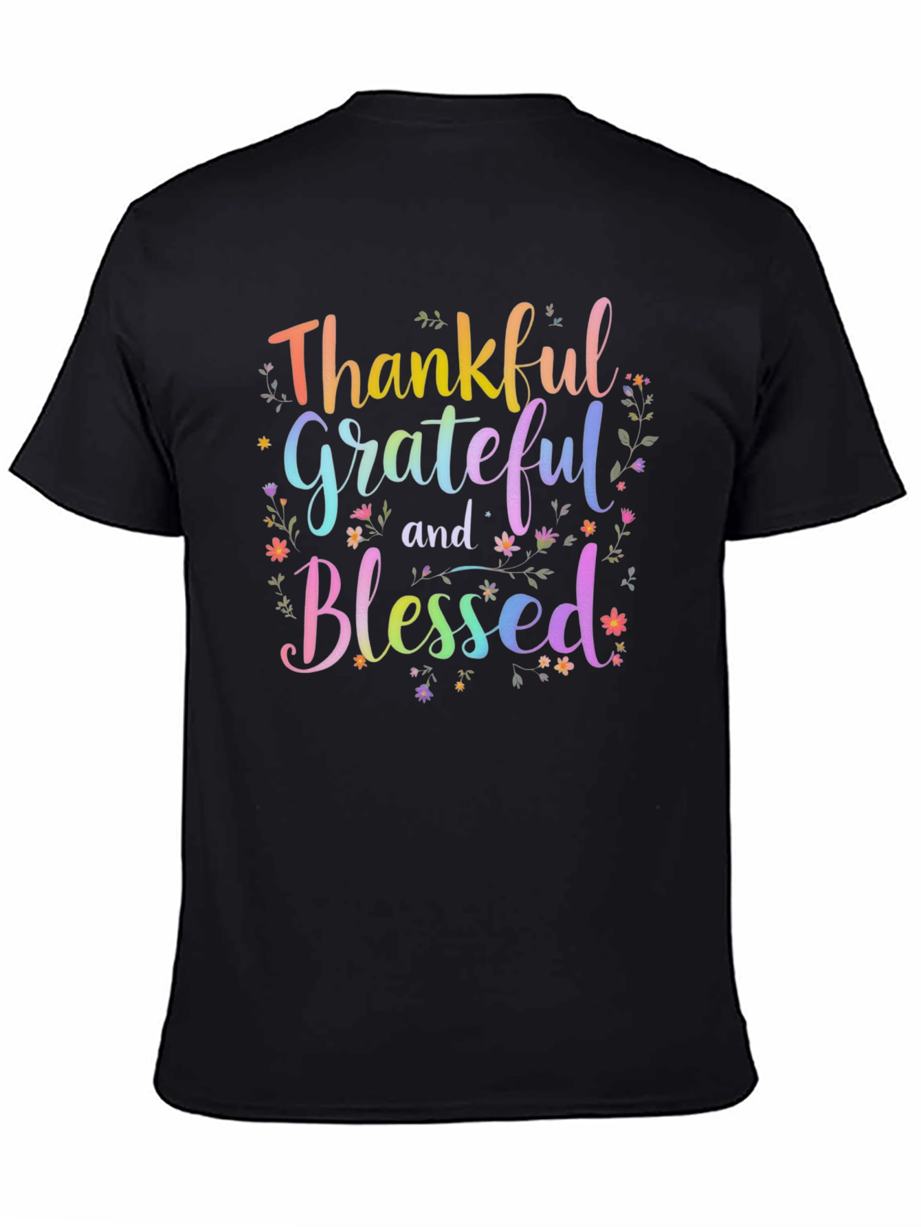 Thankful Grateful Blessed Graphic Tee