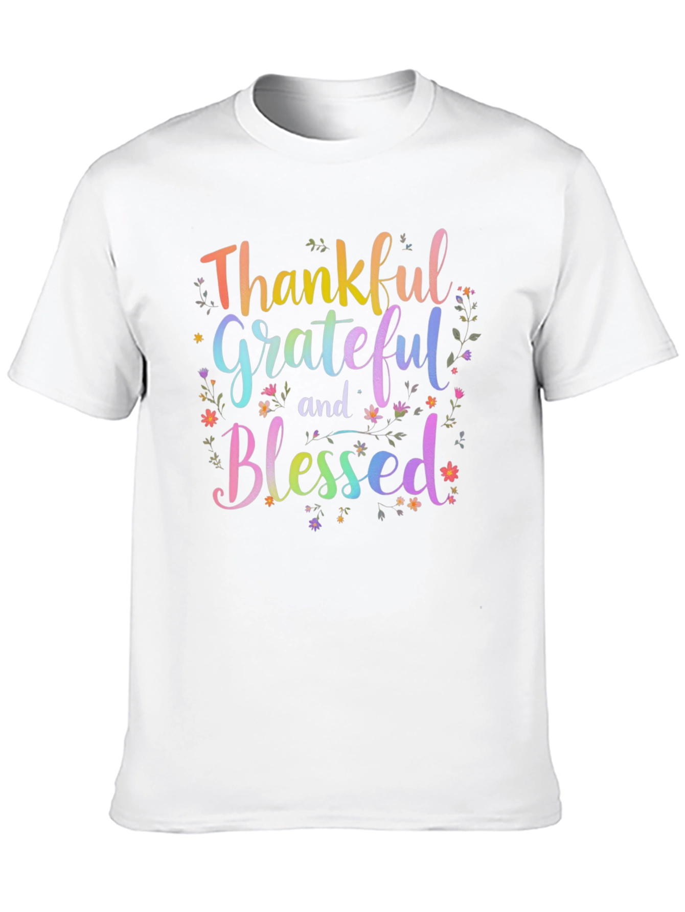 Thankful Grateful Blessed Graphic Tee