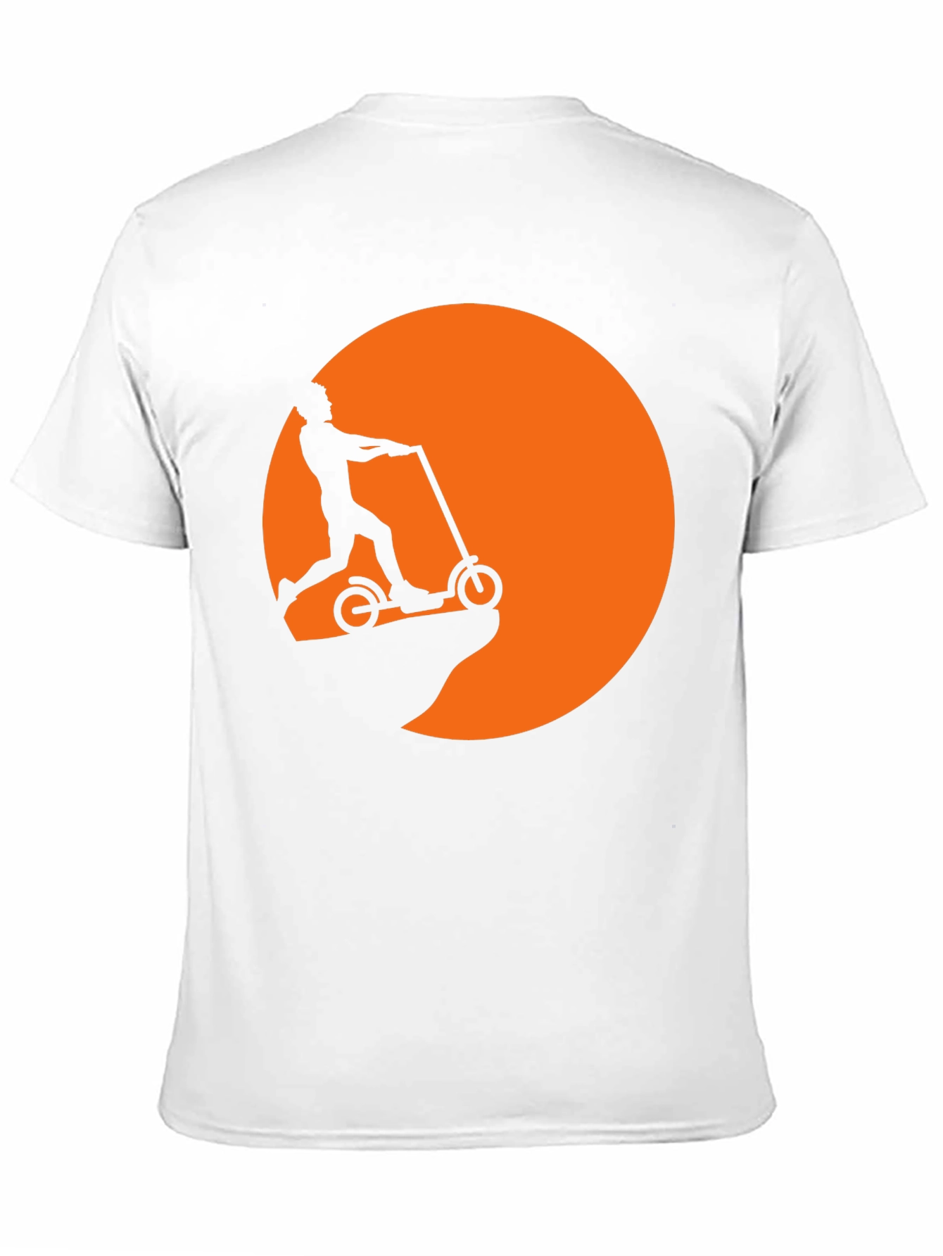 Scooter Sunset Graphic Tee - Black