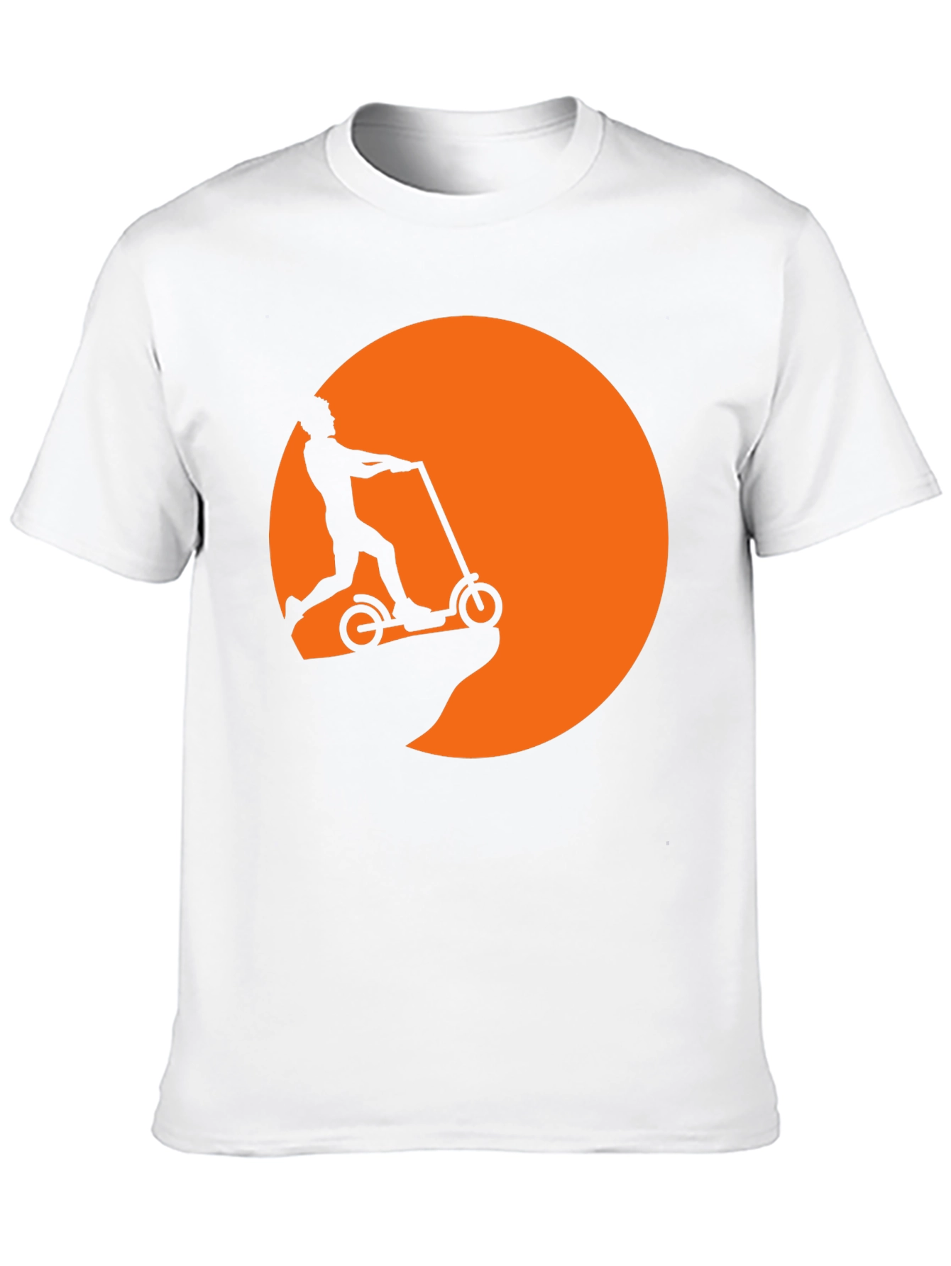 Scooter Sunset Graphic Tee - Black