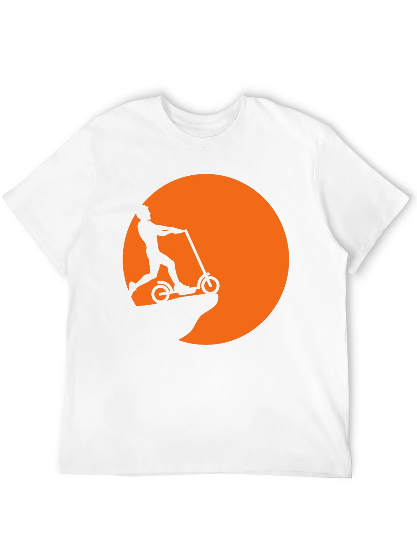 Scooter Sunset Graphic Tee - Black