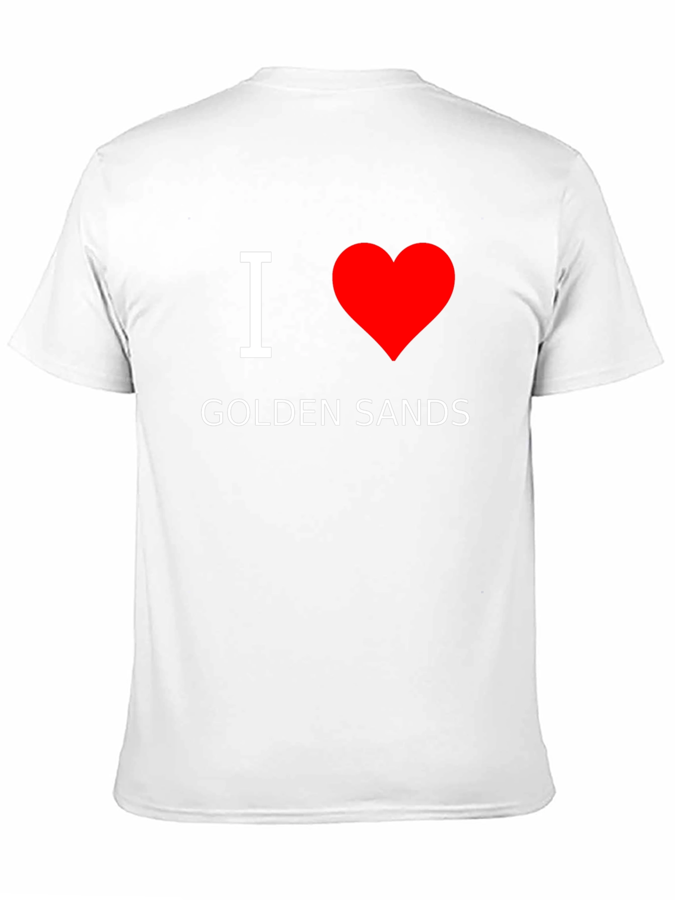 I Heart Golden Sands Black T-Shirt
