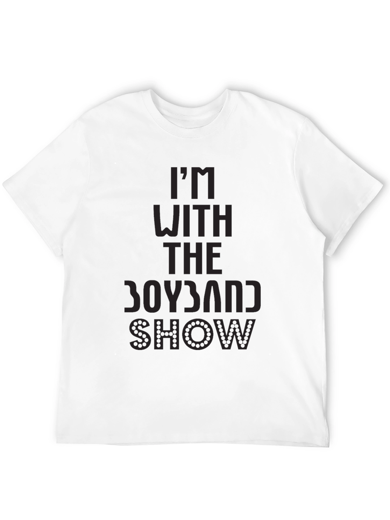 Boyband Show Black Graphic Tee