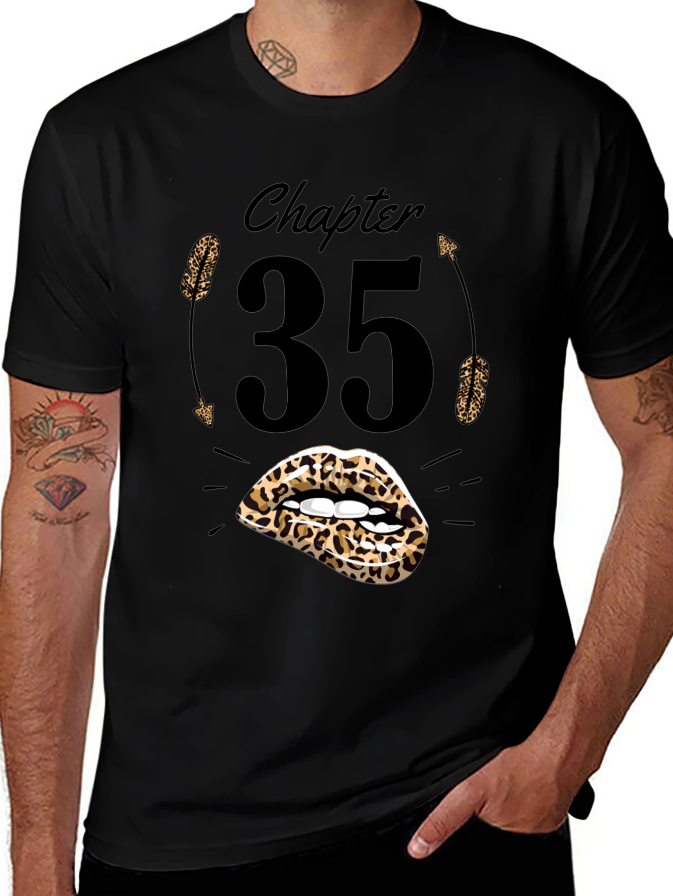 Chapter 35 Leopard Lips Birthday T-Shirt