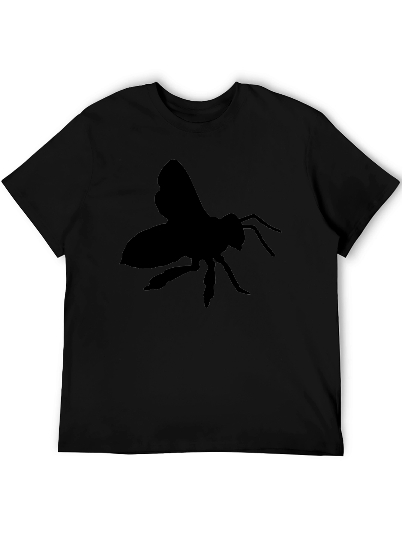 Black Bee Silhouette Graphic Tee - Mens Casual Fit