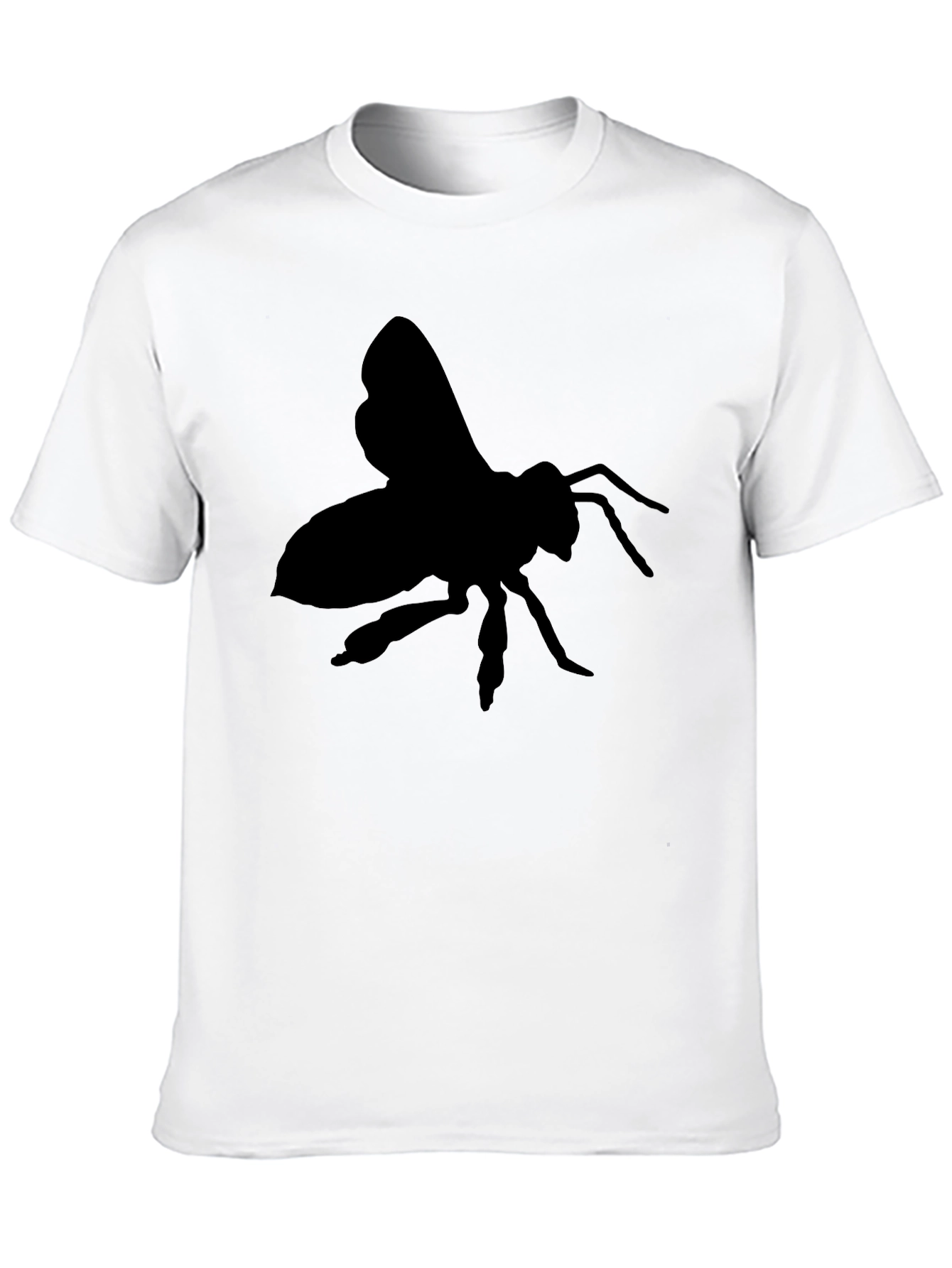Black Bee Silhouette Graphic Tee - Mens Casual Fit