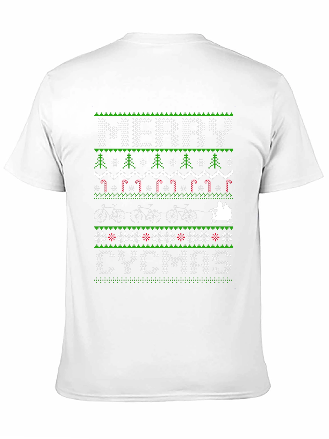 Merry CYCMAS Ugly Christmas Sweater Style T-Shirt