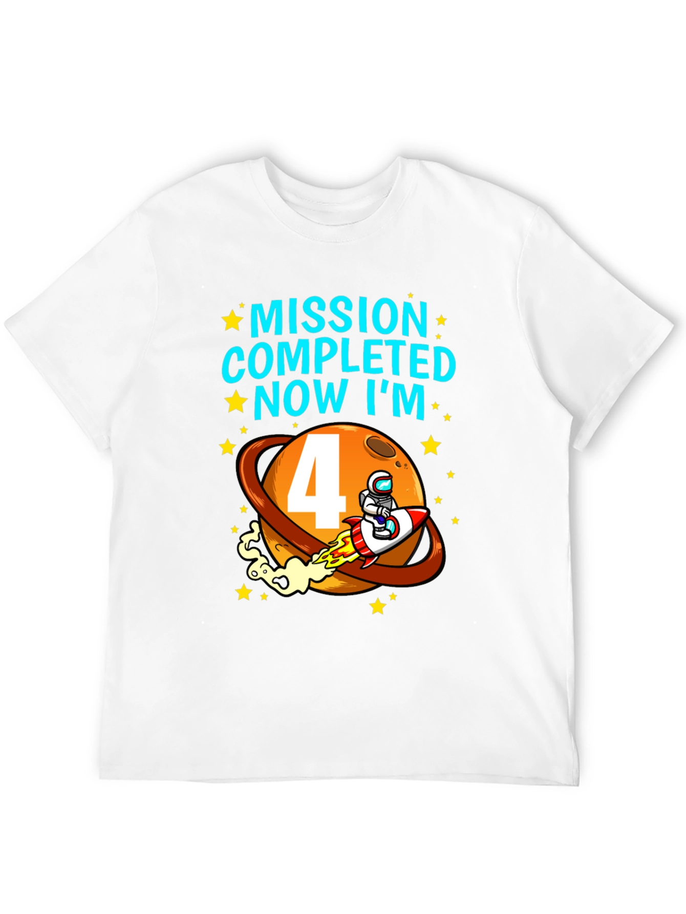 Mission Completed 4th Birthday T-Shirt