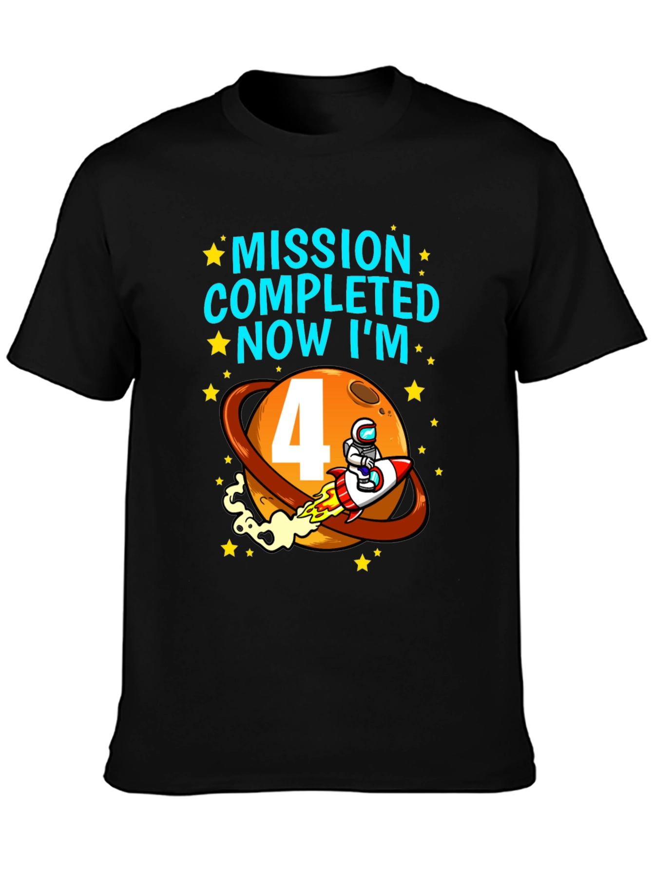 Mission Completed 4th Birthday T-Shirt
