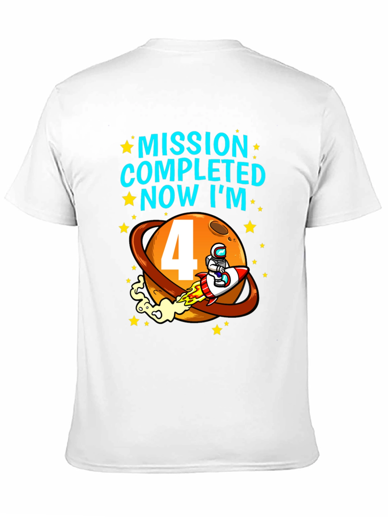 Mission Completed 4th Birthday T-Shirt