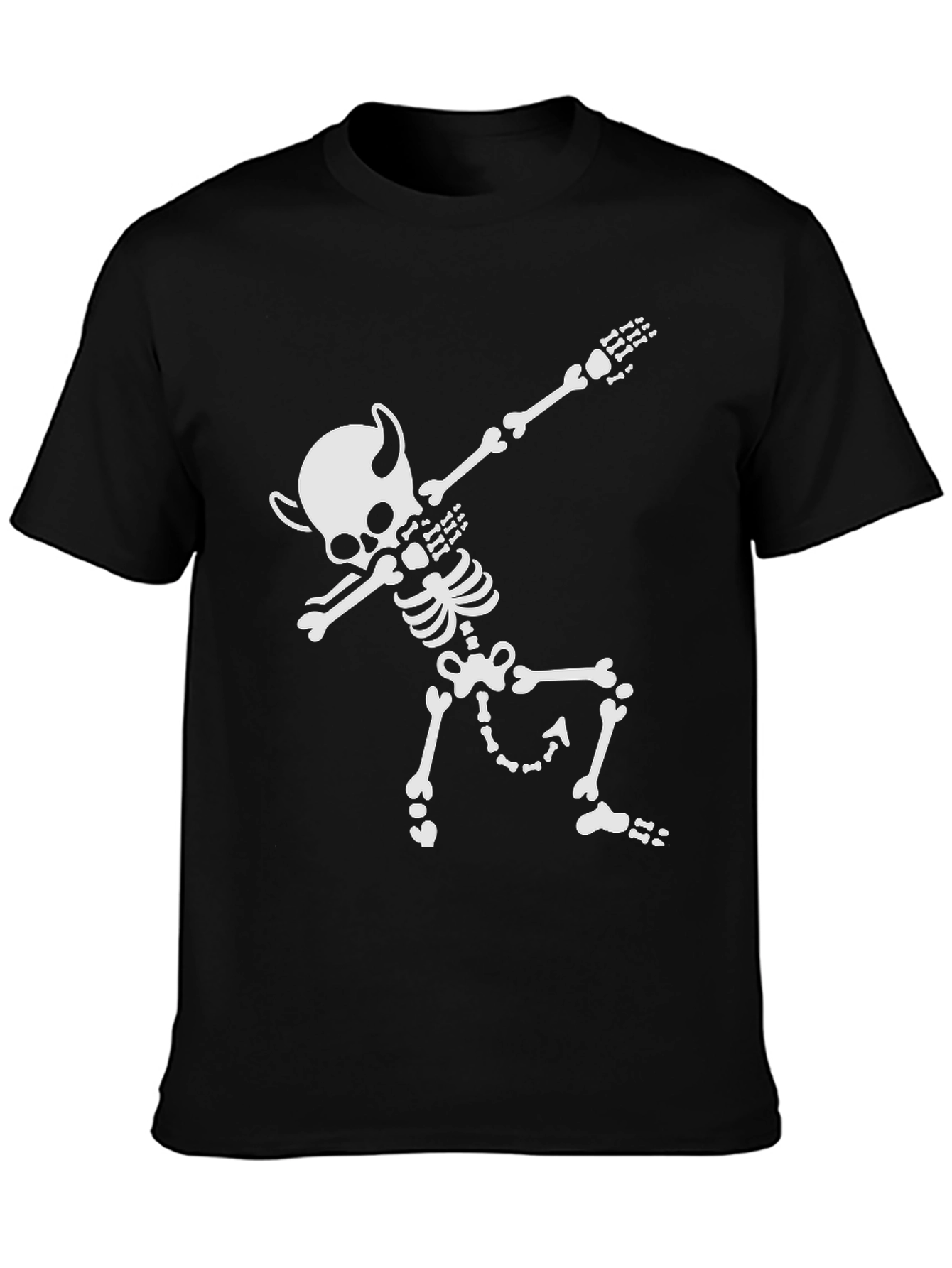 Dabbing Devil Skeleton T-Shirt - Halloween Tee