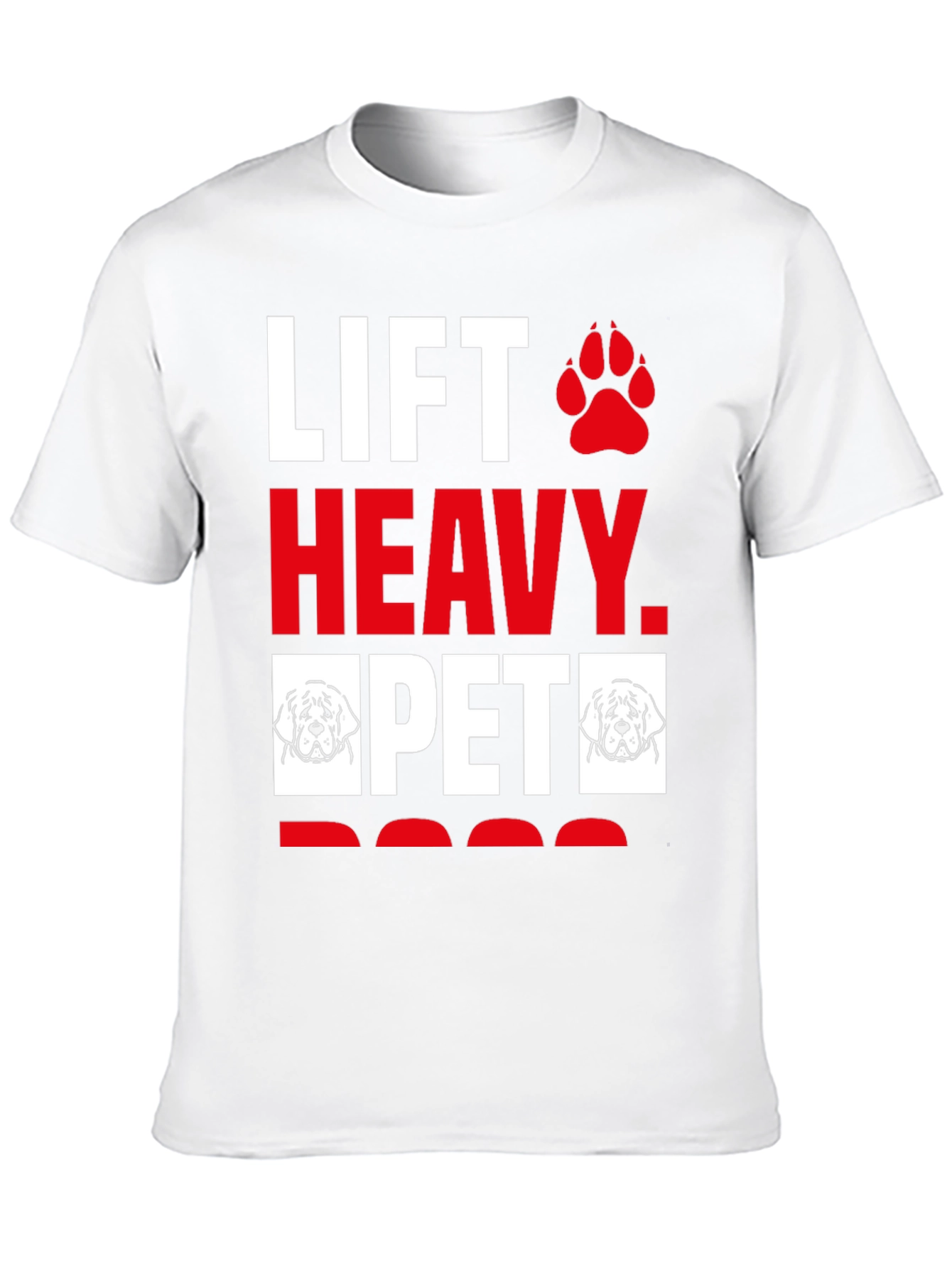 Lift Heavy Pet Dog T-Shirt