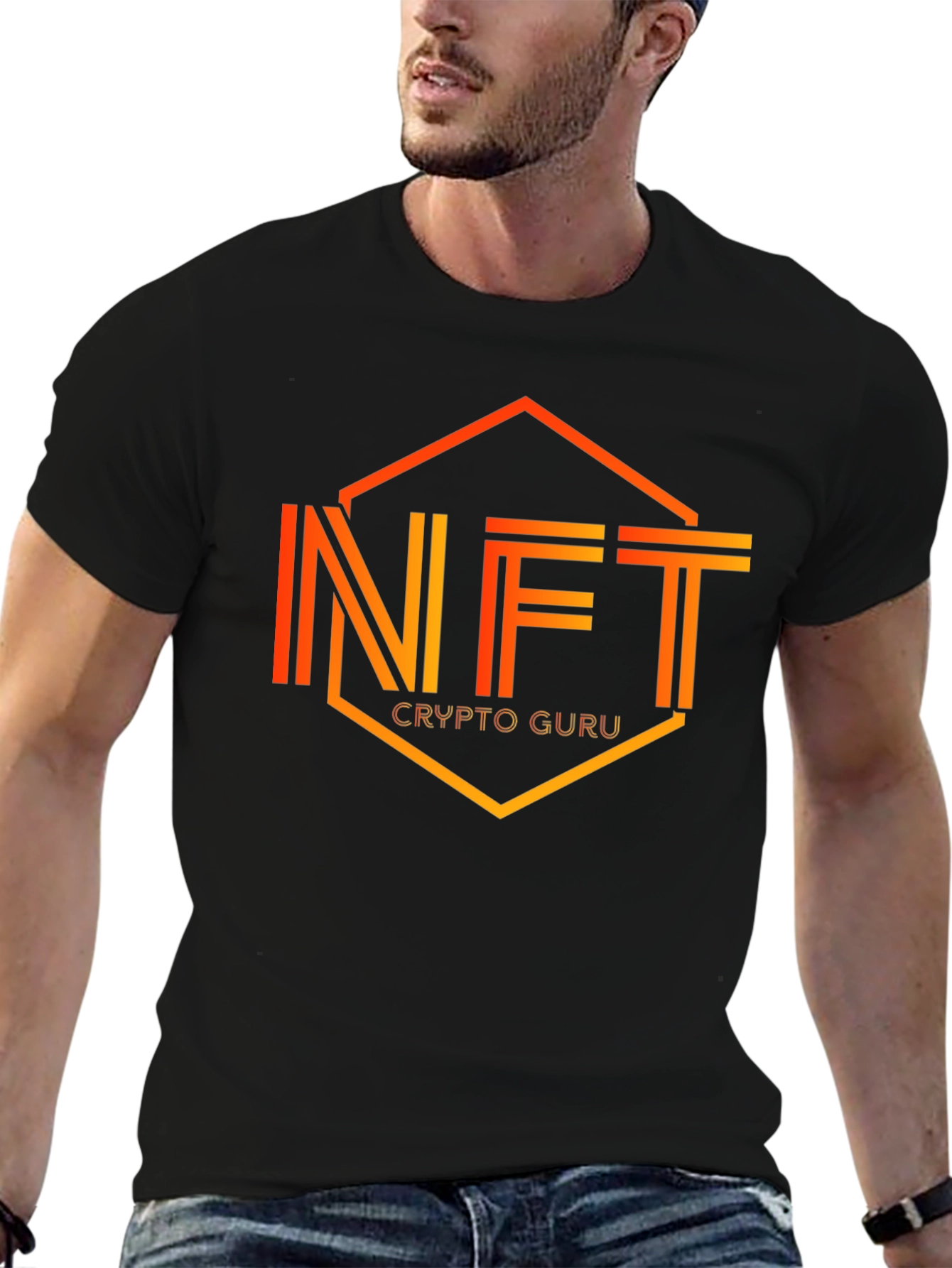 NFT Crypto Guru Black T-Shirt