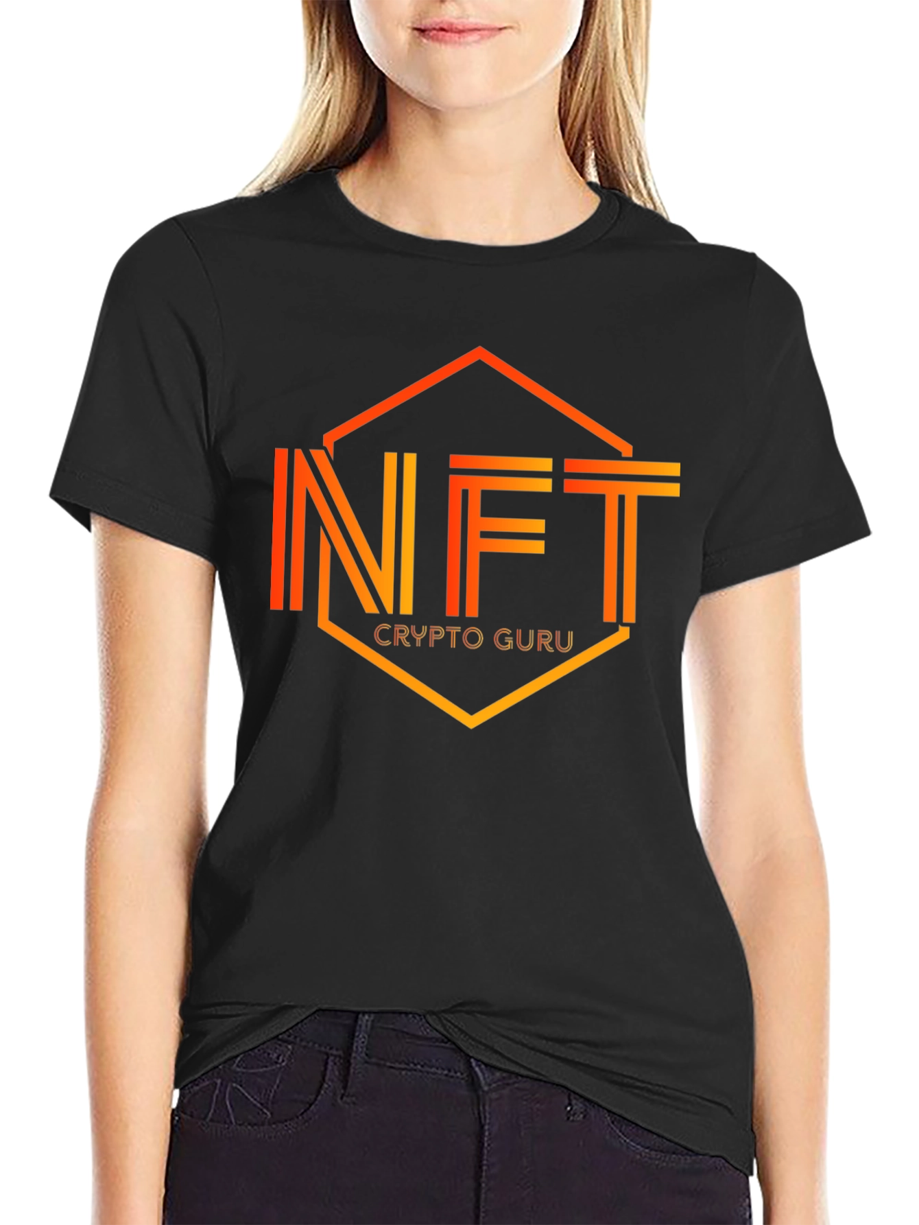 NFT Crypto Guru Black T-Shirt