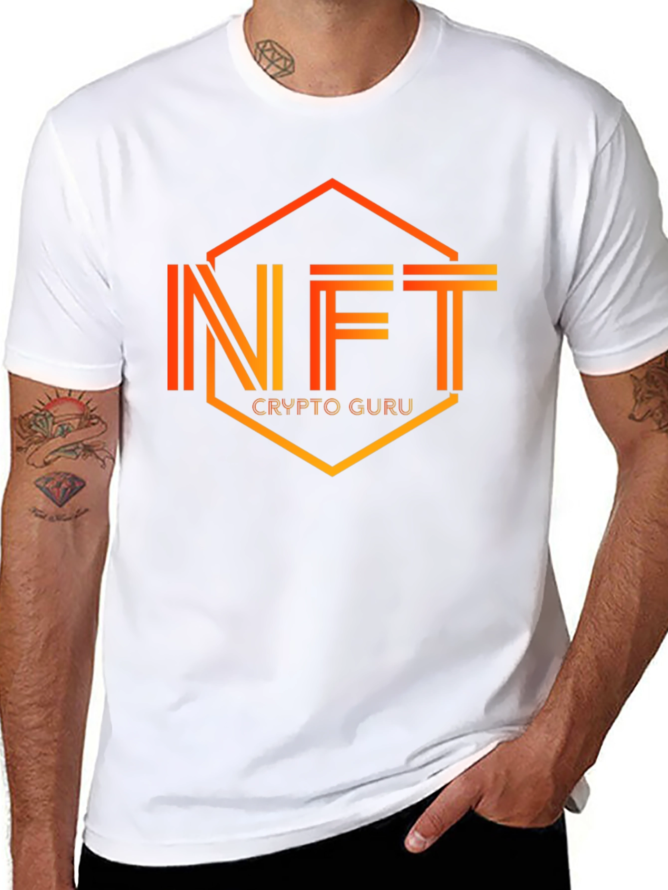 NFT Crypto Guru Black T-Shirt