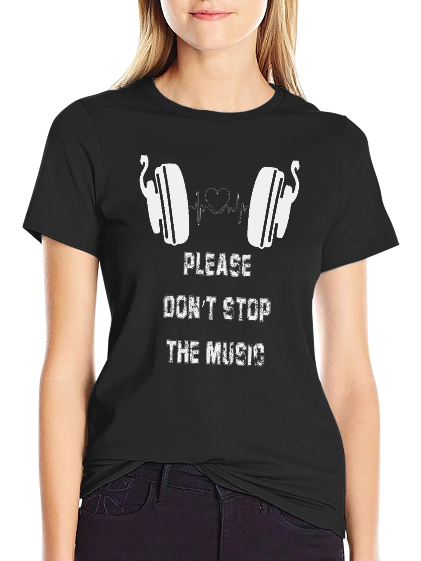 Please Dont Stop the Music Graphic Tee