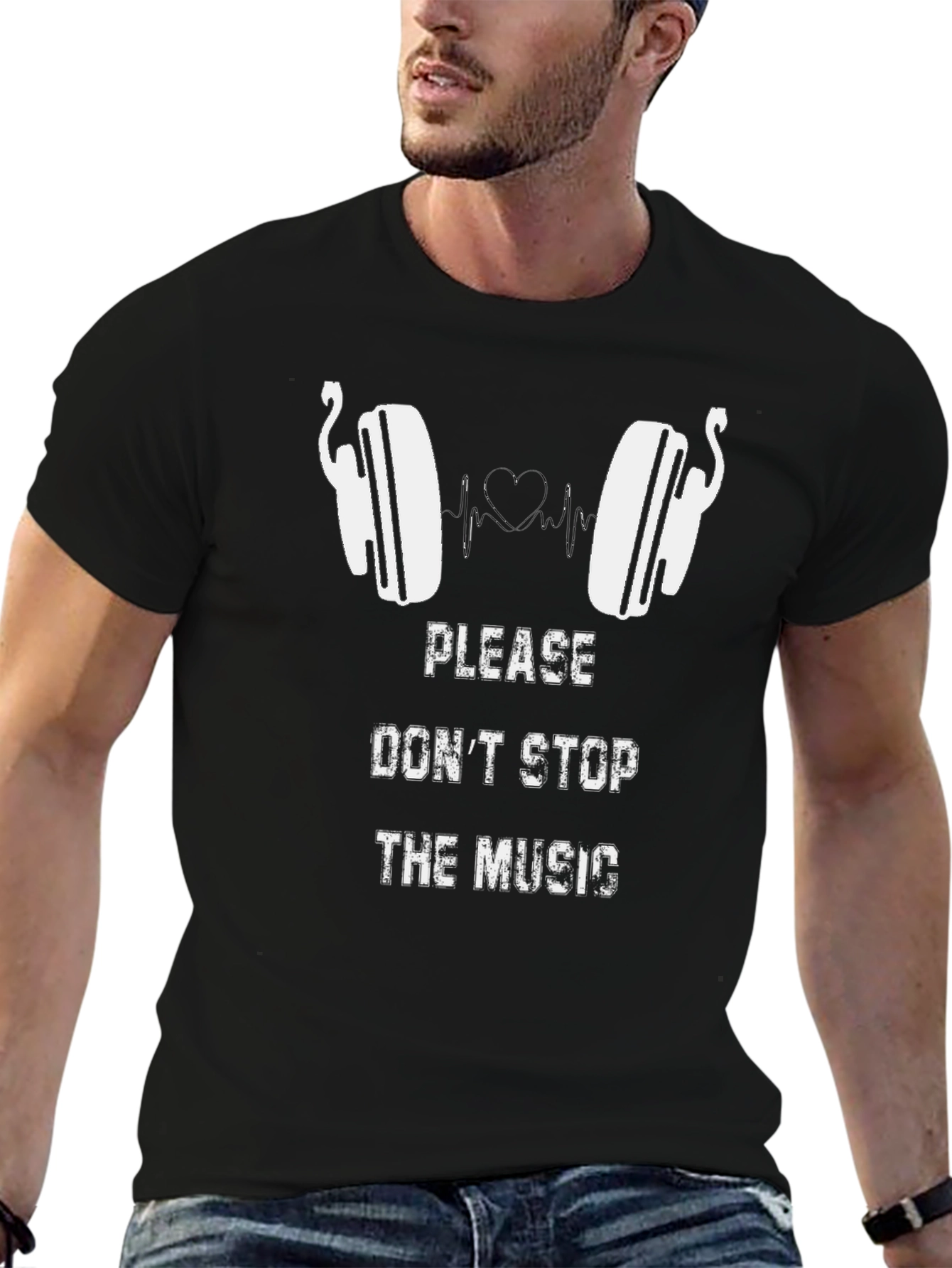 Please Dont Stop the Music Graphic Tee