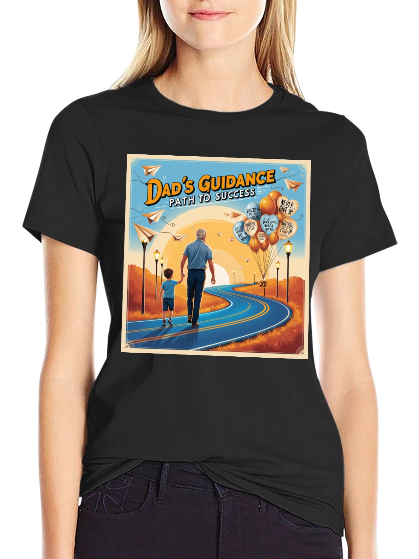 Dads Guidance T-Shirt - Path to Success