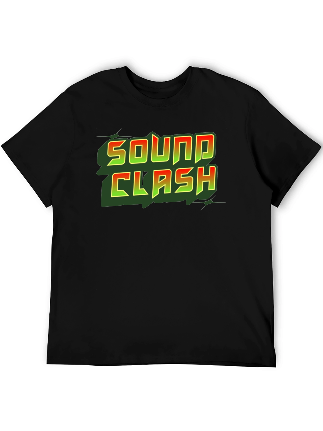 Sound Clash Graphic T-Shirt - Cool Black Tee